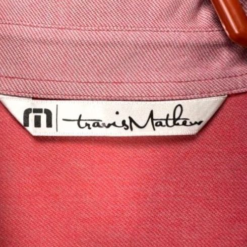 TravisMathew Travis Mathew Golf Polo Shirt Adult Medium Red Short Sleeve Mens Athletic Casual Outdoor Golf Rugby Shirt Size US M / EU 48-50 / 2 - 4 Thumbnail