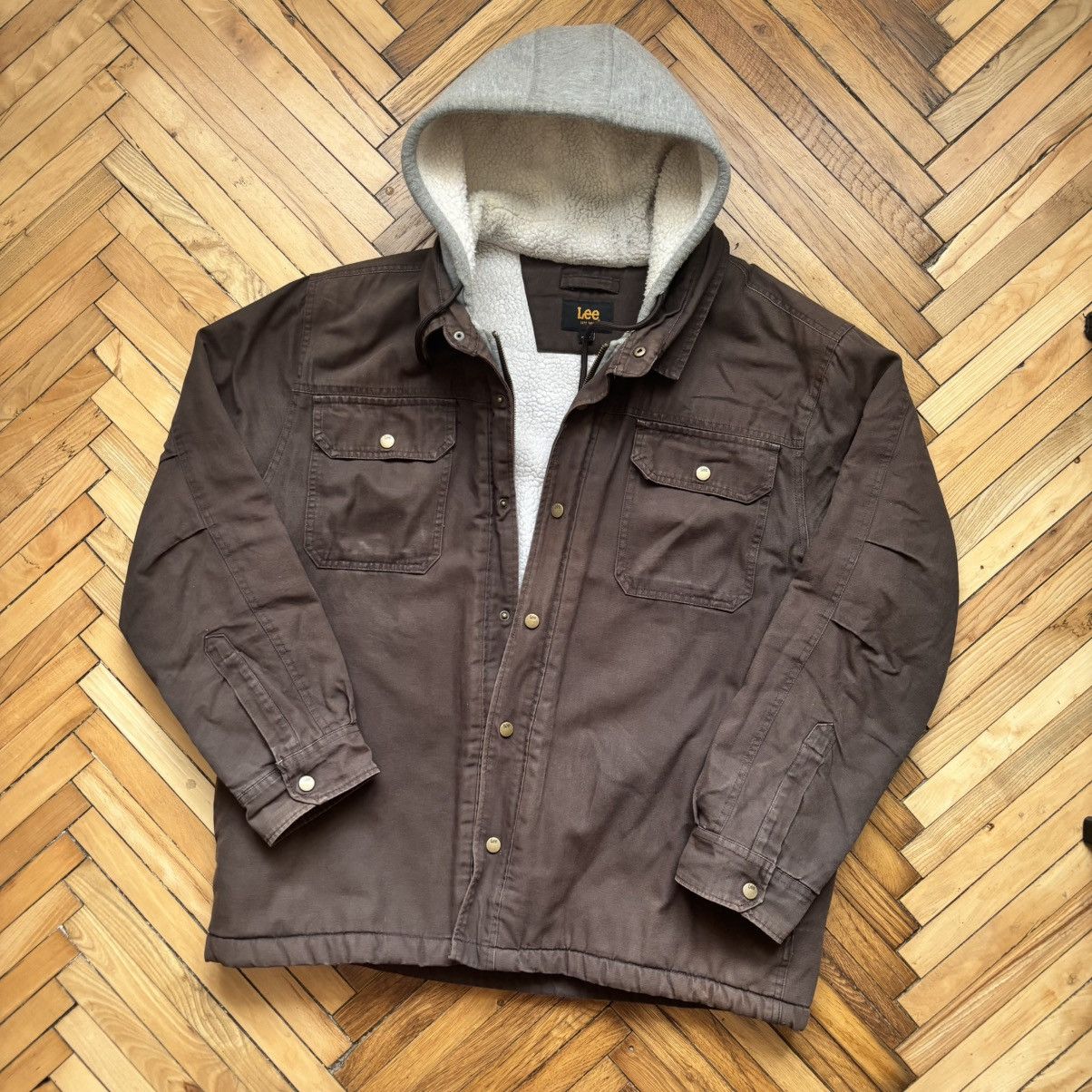 If Six Was Nine × Lee Workwear Lee Warm Hooded Brown Active Jacket Size US L / EU 52-54 / 3 - 1 Thumbnail