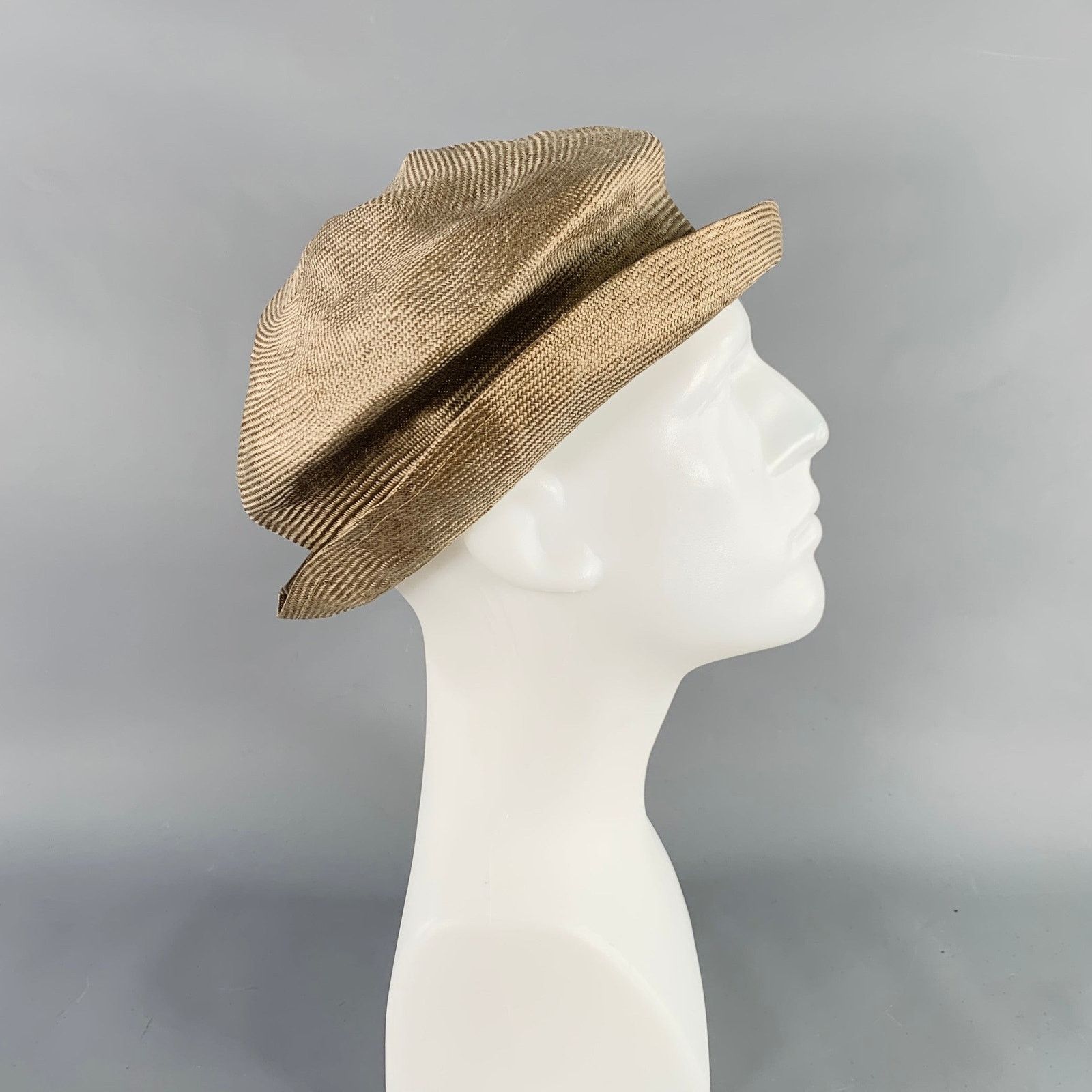 Other VALEUR Tan Woven Straw Hat Size ONE SIZE - 3 Thumbnail