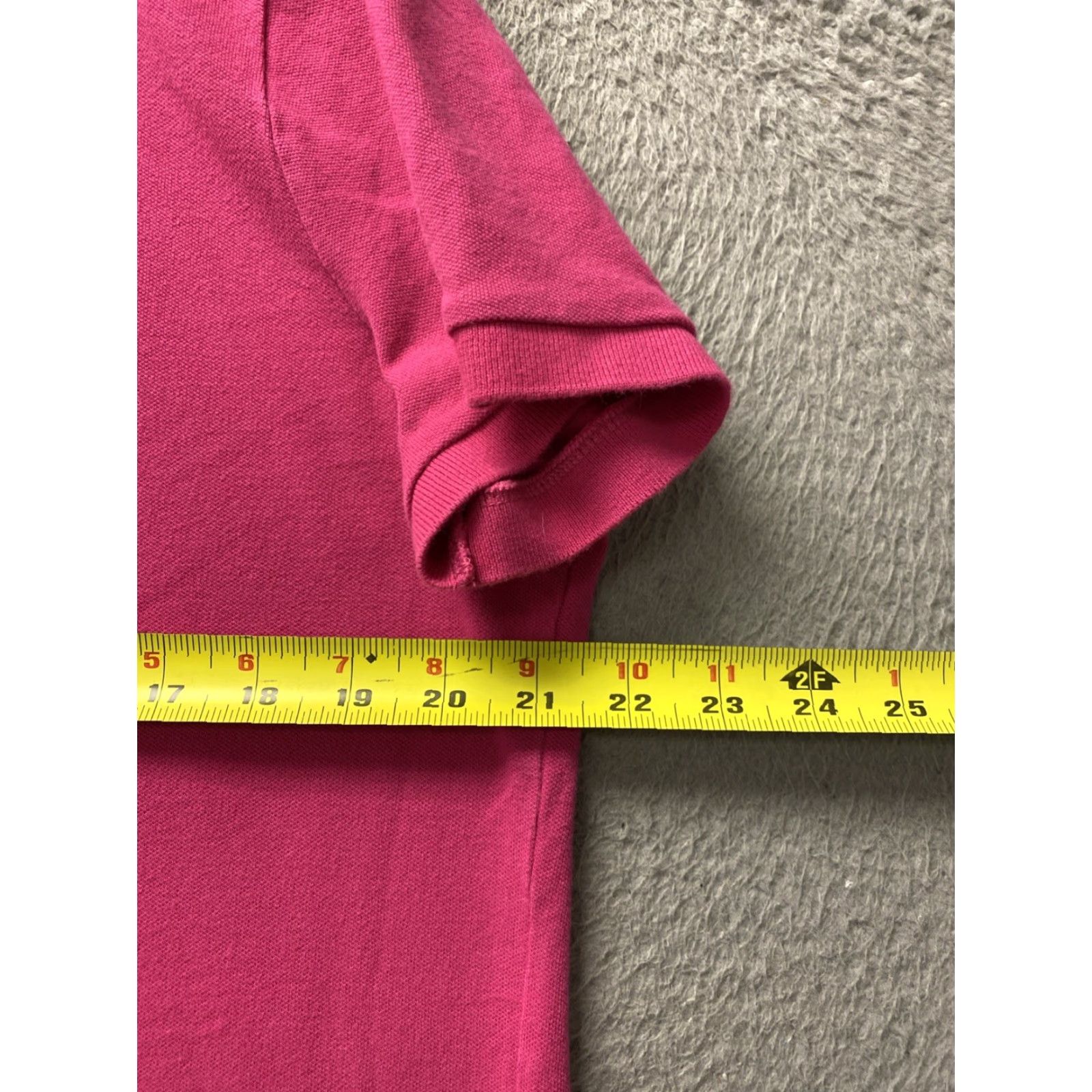 Polo Ralph Lauren VINTAGE Polo Ralph Lauren Men's Polo Shirt XL Short Sleeve Magenta Cotton Designer 90s Size US XL / EU 56 / 4 - 3 Thumbnail