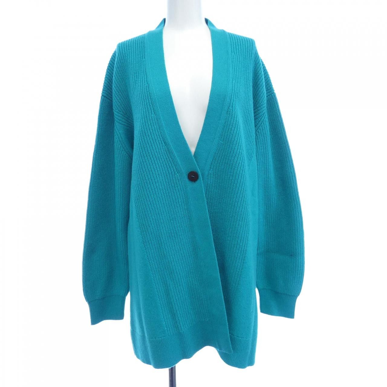 Hermes Hermes Hermes Cashmere Cardigan Textile Tops DUTY FREE for USA Size ONE SIZE - 1 Thumbnail