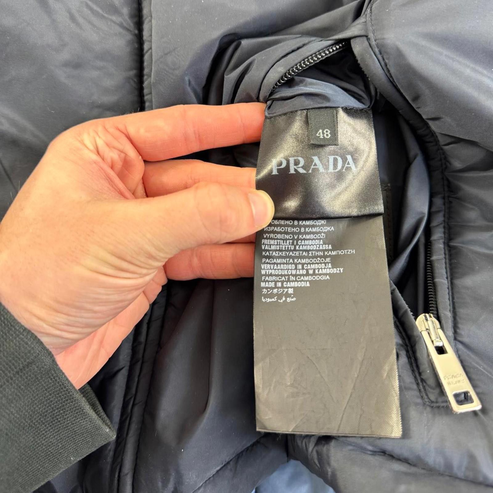 Prada Prada Milano Nylon Reversible Navy Blue Puffer Jacket Medium Size US M / EU 48-50 / 2 - 8 Thumbnail
