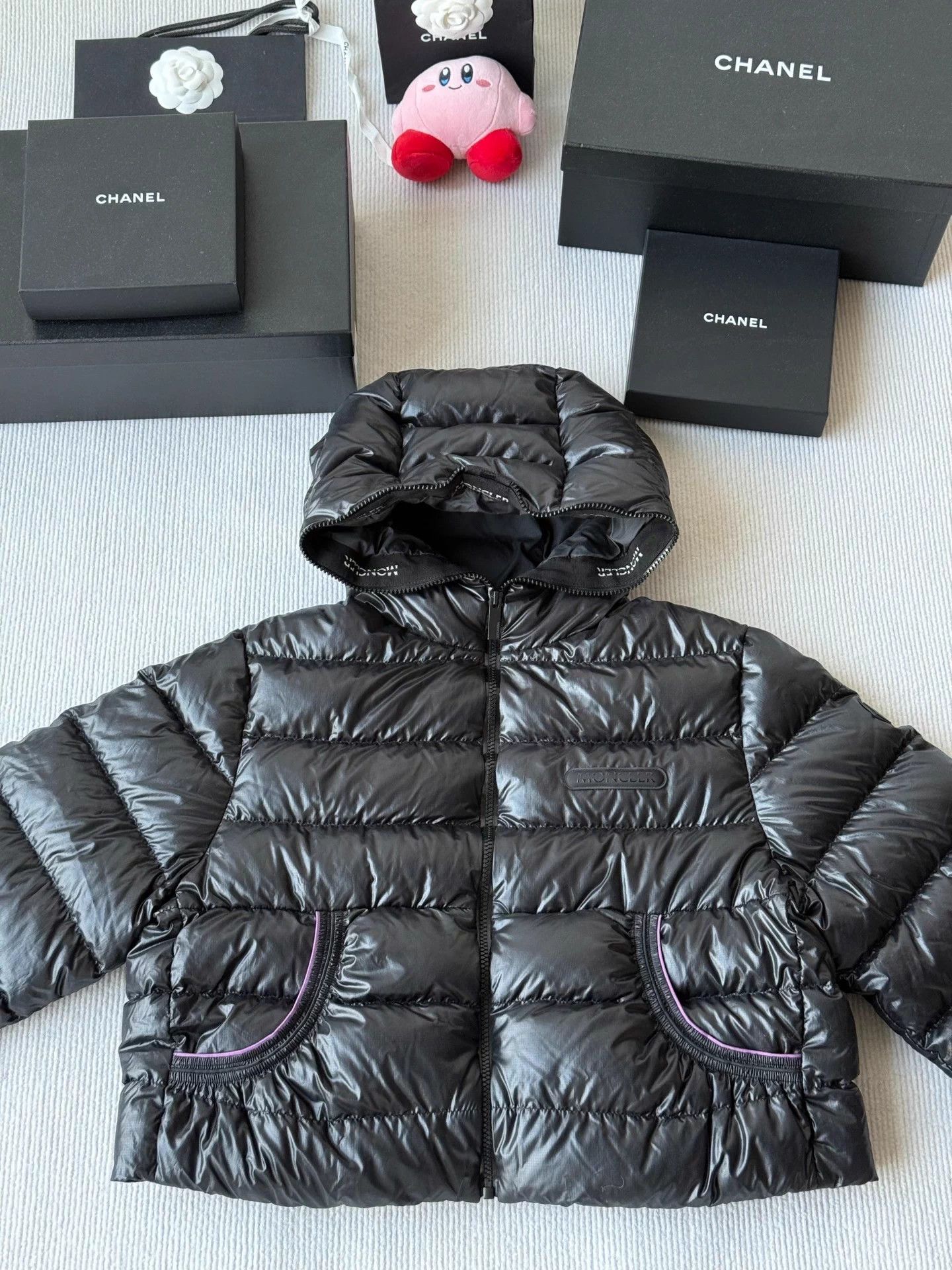 Moncler Moncler 23ss Black Hooded Short Down Jacket Size 1 Size US S / EU 44-46 / 1 - 1 Thumbnail