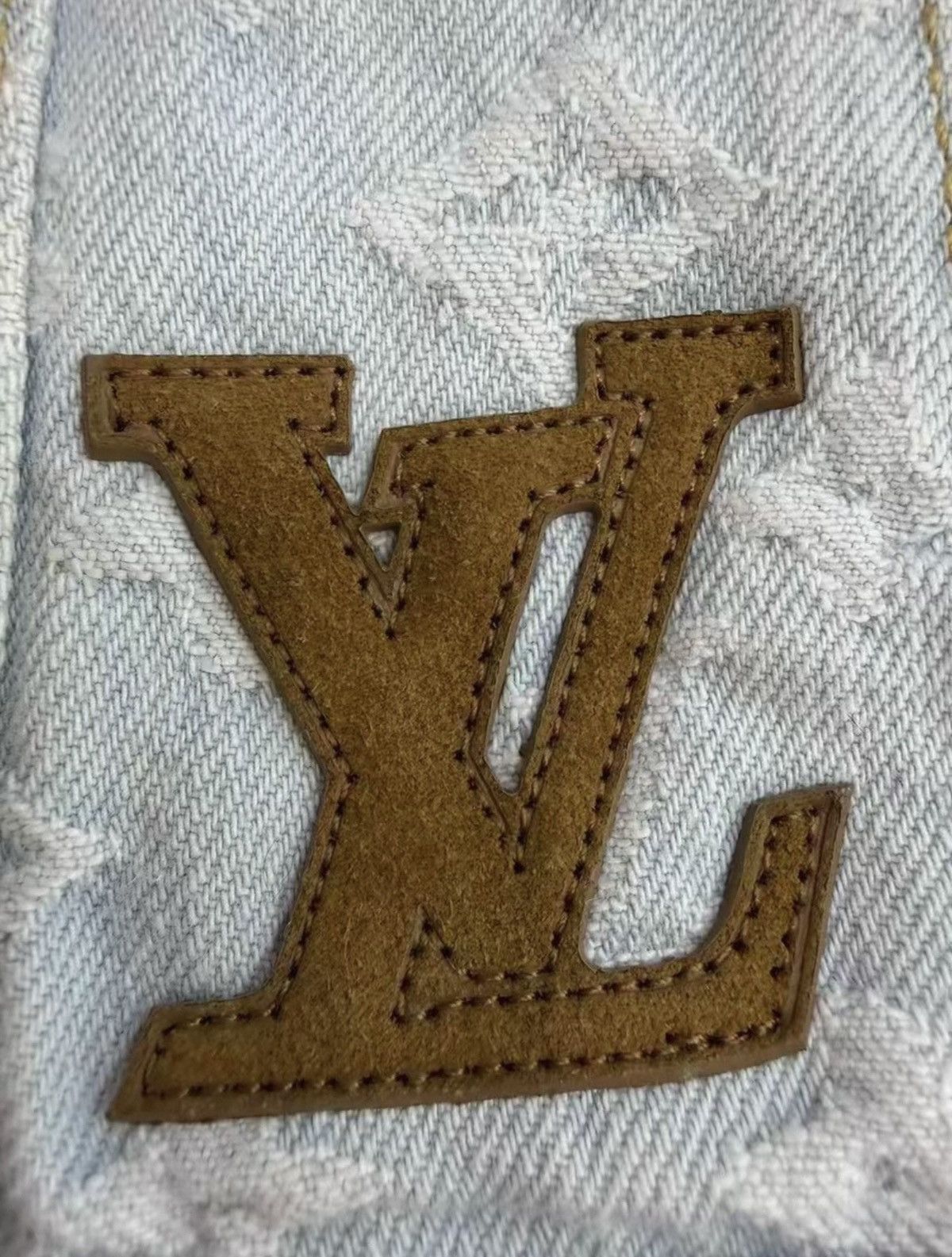 Louis Vuitton × Tyler The Creator Louis Vuitton X Tyler The Creator 58 Monogram Denim Jacket Size US XXL / EU 58 / 5 - 5 Thumbnail