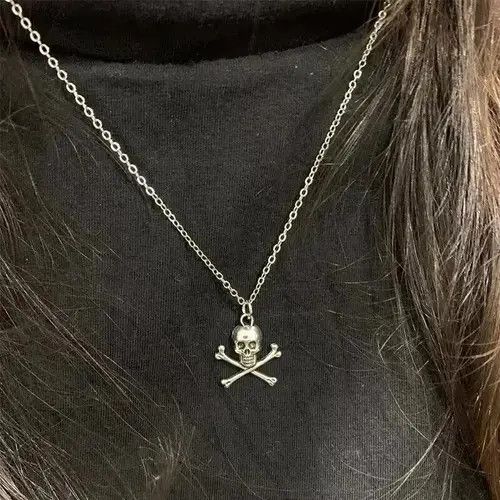 Jewelry Fashion Skull Pendant Necklace Size ONE SIZE - 1 Thumbnail