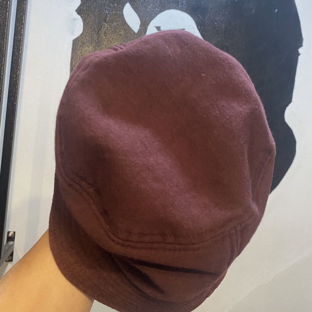 Yohji Yamamoto Vintage Yohji Yamamoto Y'saccs Bucket Hat - Maroon/Burgundy Size ONE SIZE - 4 Thumbnail
