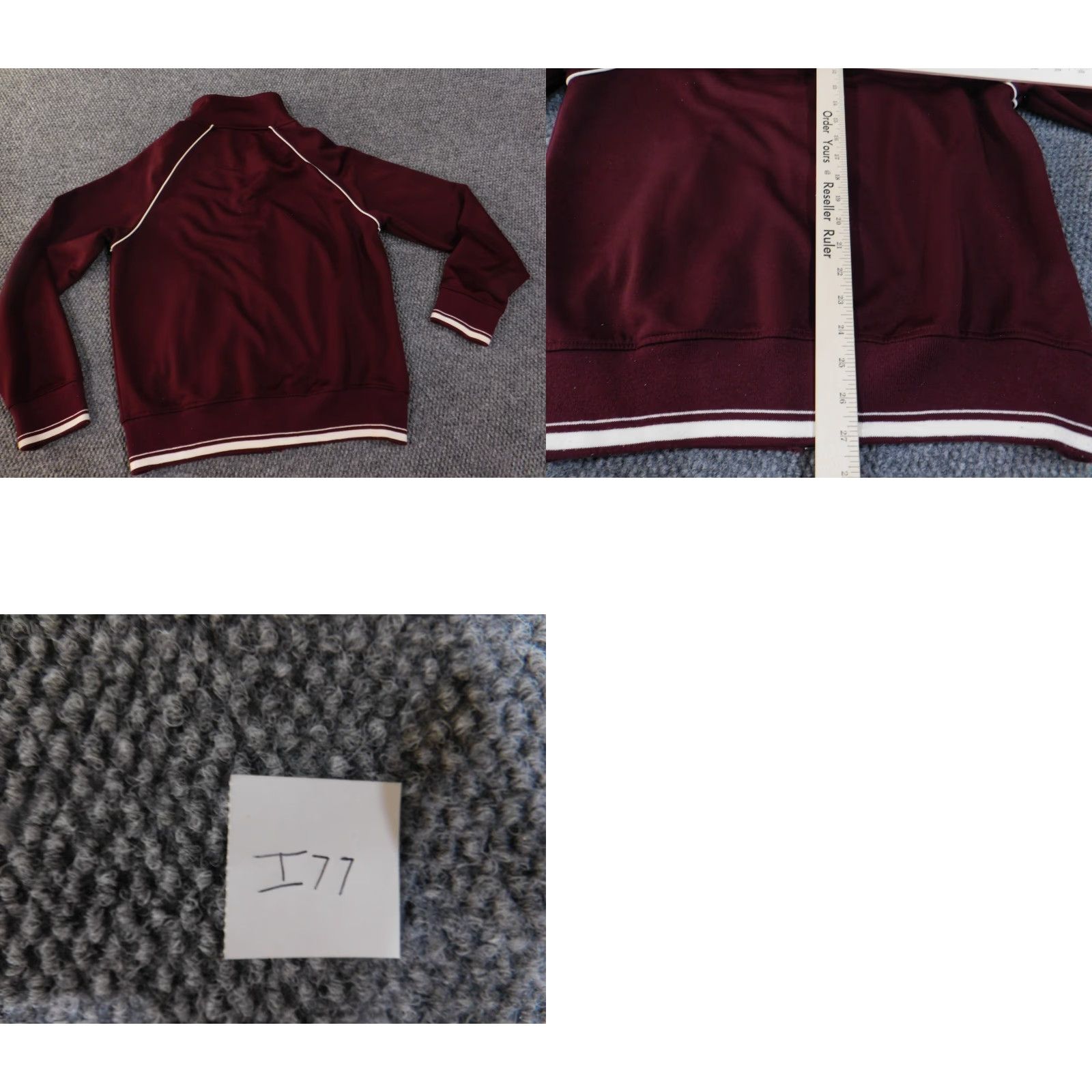Marcs VINTAGE Marc Ecko Jacket Bomber Zip Red Retro Stretch Casual Mens Small S Red Size US S / EU 44-46 / 1 - 9 Thumbnail