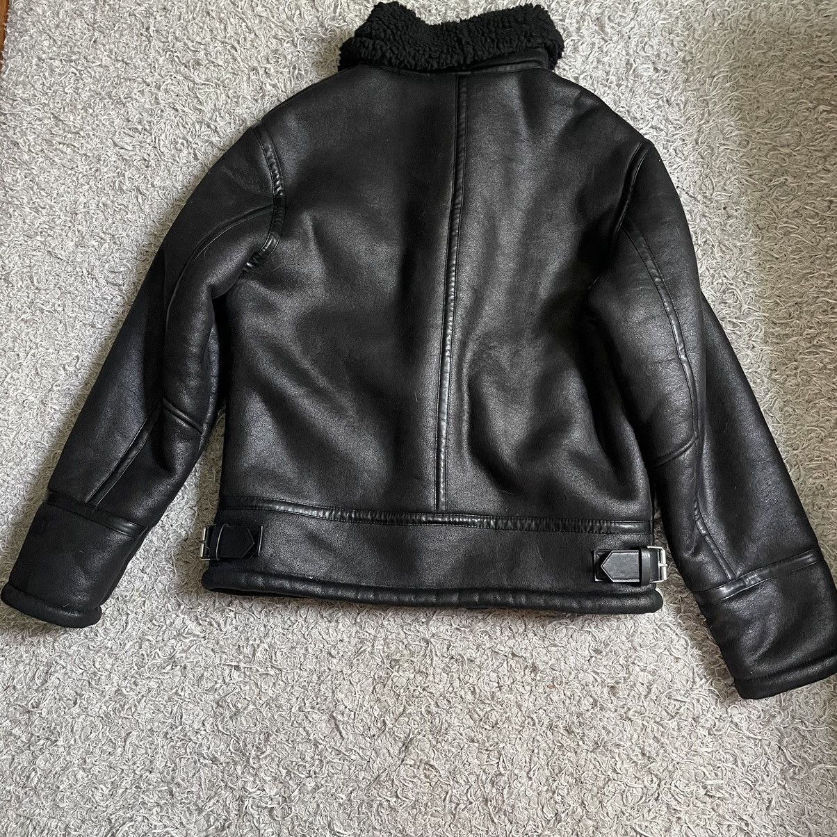 Zara Zara Leather Biker Jacket Size US L / EU 52-54 / 3 - 2 Thumbnail