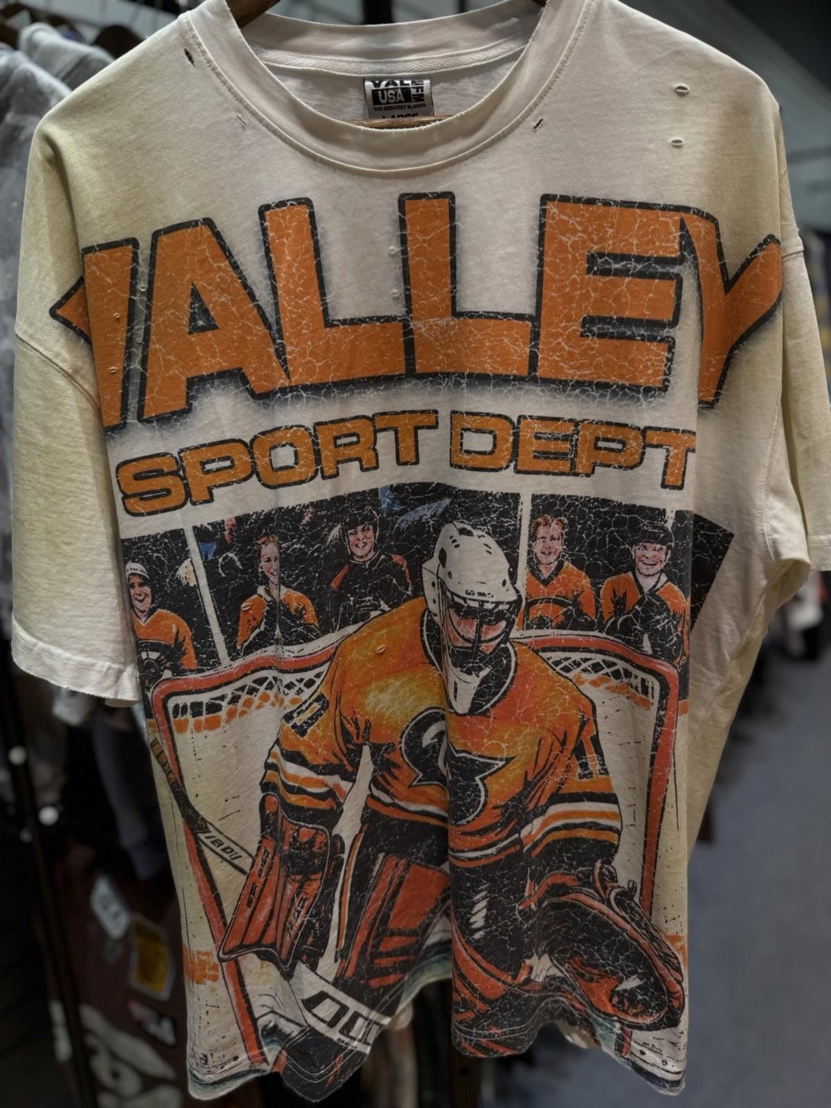 Vale Size Large Vale Forever White Hockey Tee Authentic Valley Size L / US 10 / IT 46 - 5 Thumbnail