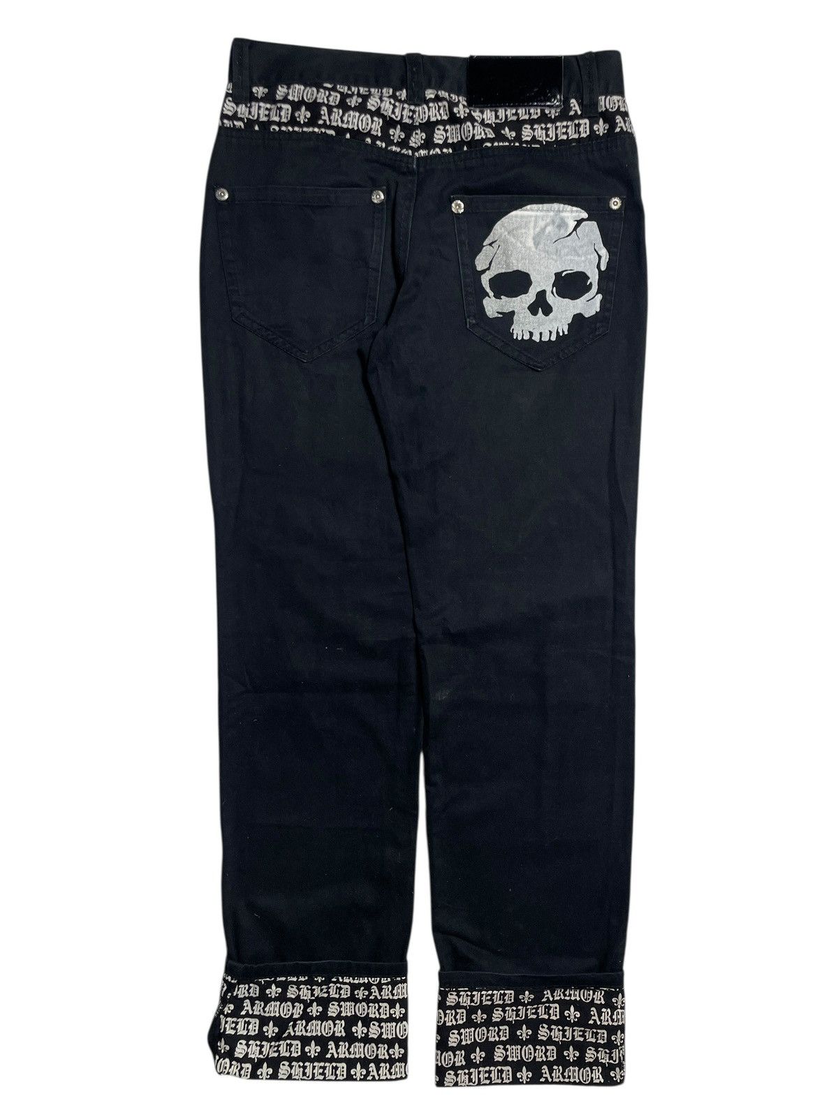 If Six Was Nine 2000’s Nothing Changes Unless I Act - Gothic Pants Size US 29 - 3 Thumbnail