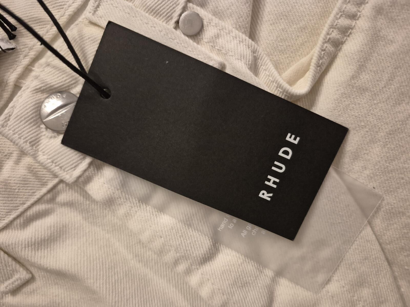 Rhude Rhude White Distressed Classic Denim Jeans Size 29 Size US 29 - 8 Thumbnail