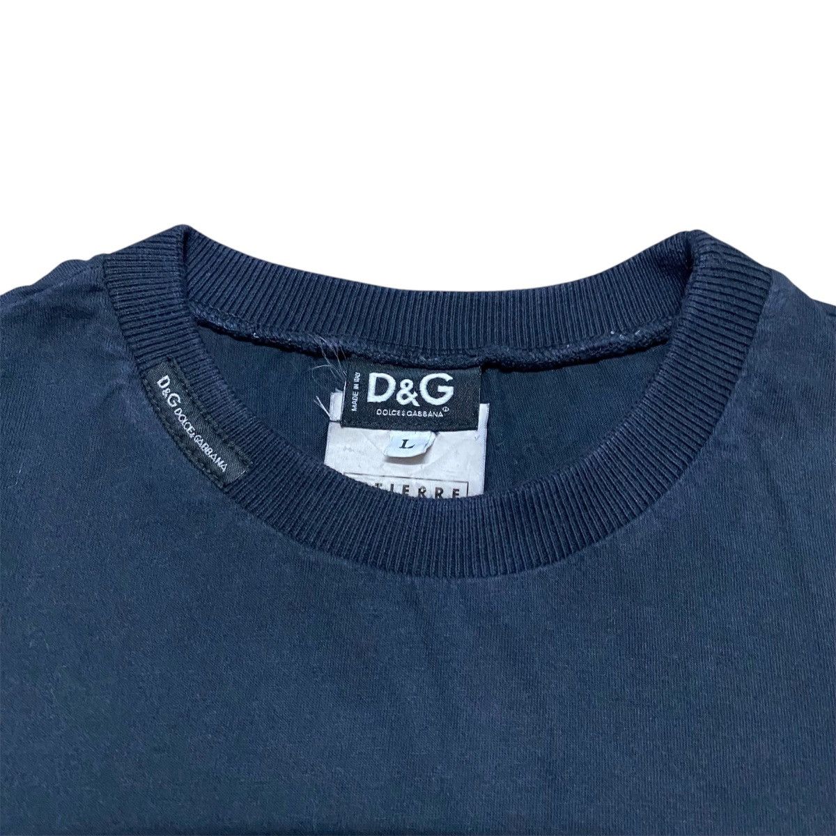 Designer × Dolce & Gabbana Rare‼️🔥D&G Dolce & Gabbana Ringer T-Shirt Size US M / EU 48-50 / 2 - 3 Thumbnail