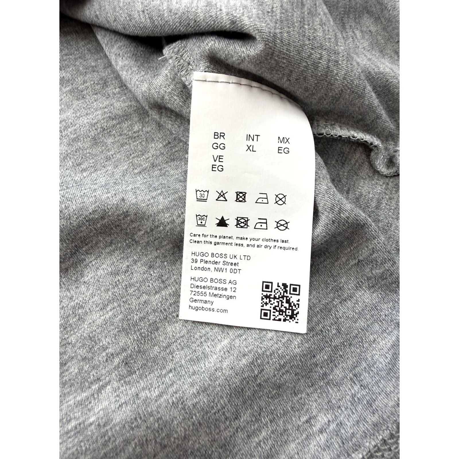 Vintage Boss Polo Shirt Mens XL Gray Mercerised Cotton Jersey Short Sleeve Top Size US XL / EU 56 / 4 - 5 Thumbnail