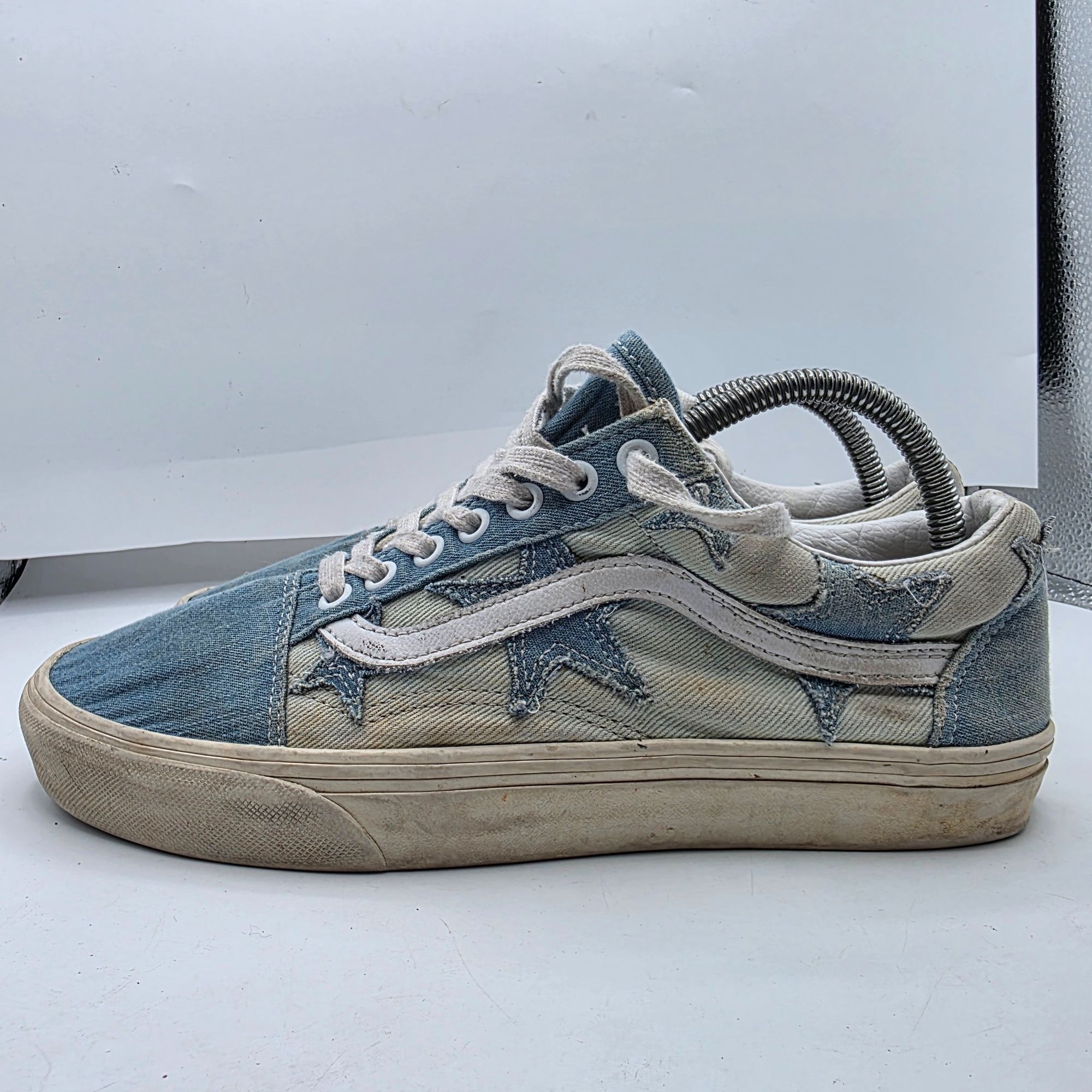 Vans Vans Old Skool Starry Night Denim Womens Size 10 Blue Casual Size US 10 / IT 40 - 13 Thumbnail