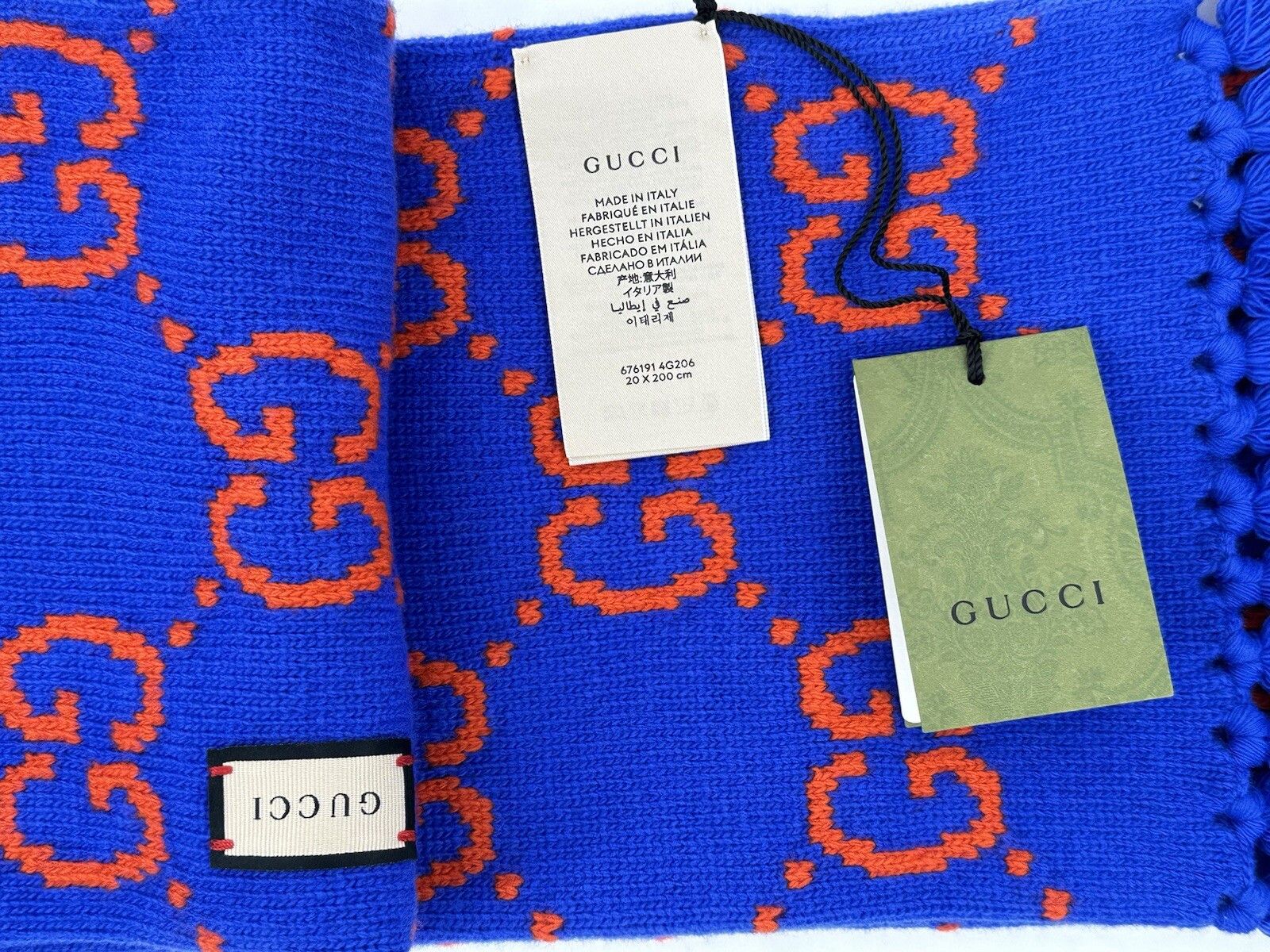 Gucci New Gucci Scarves Size-20x200cm Size ONE SIZE - 4 Thumbnail