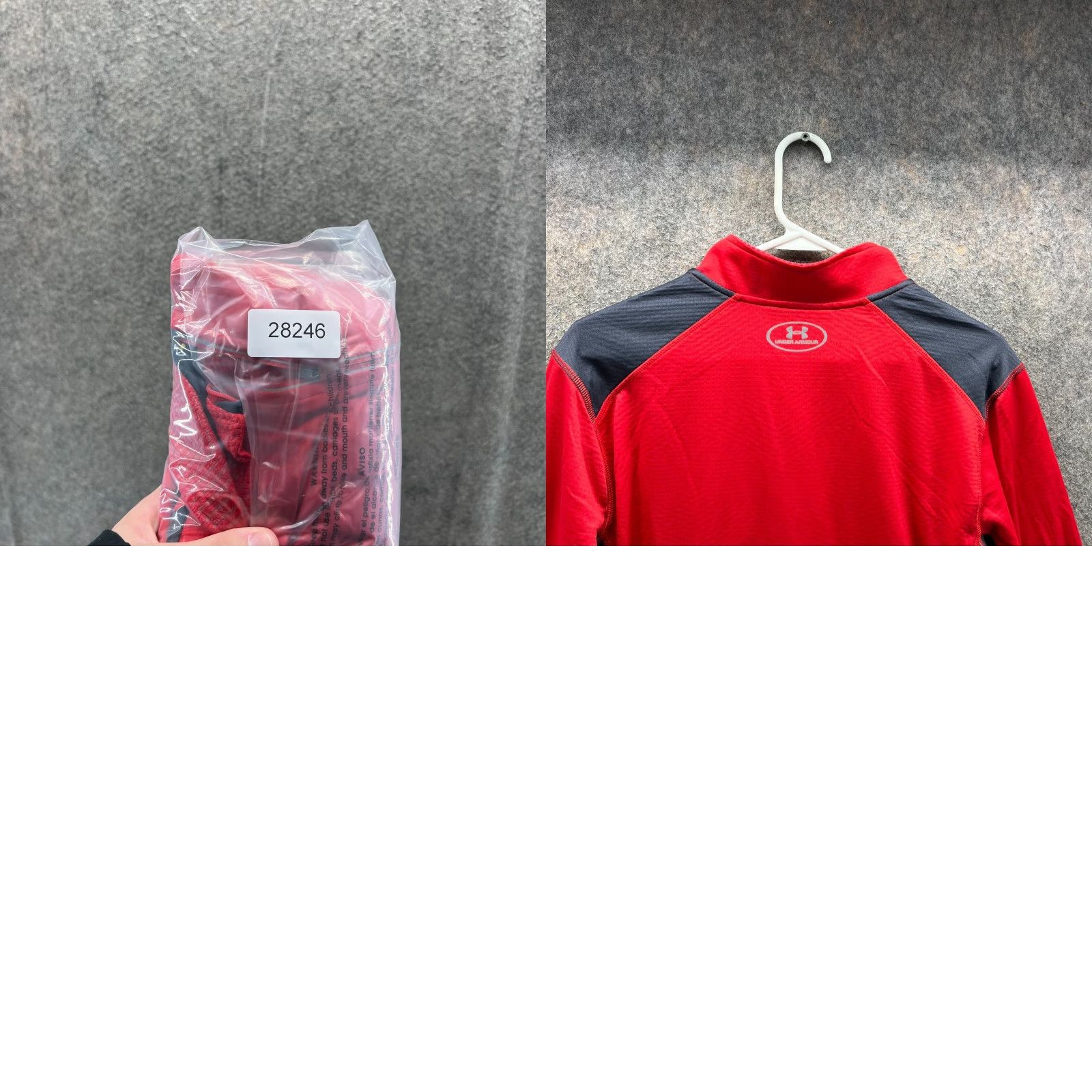 Under Armour Under Armour Sweatshirt Mens Medium Red Quarter Zip Fitted Pullover Stretch Size US M / EU 48-50 / 2 - 9 Thumbnail