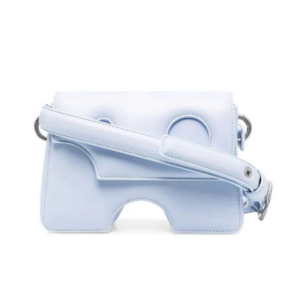 Off-White o1y1225 Size : OS / Leather Crossbody Bag in Sky Blue Size ONE SIZE - 1 Thumbnail