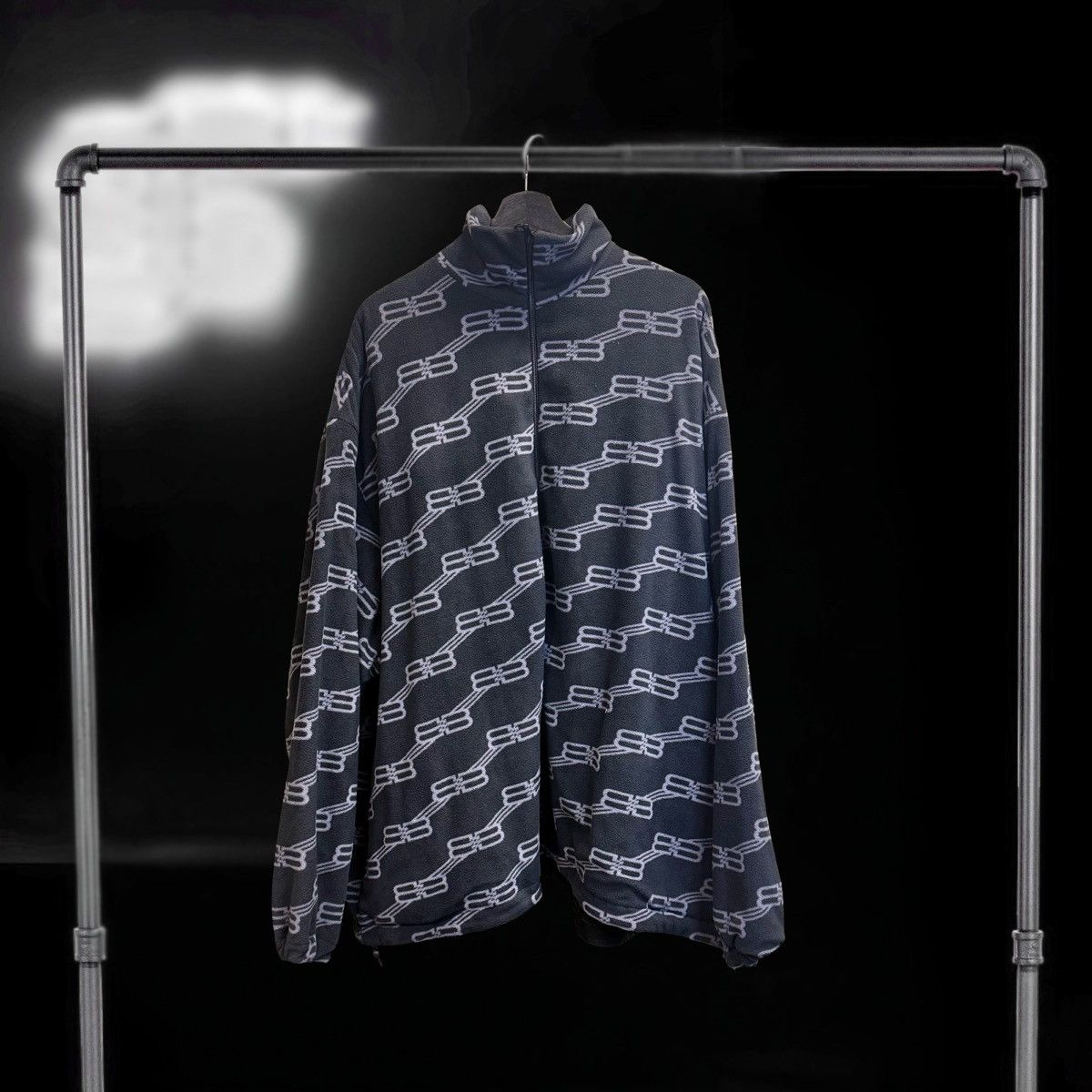 Balenciaga Balenciaga BB Oversized Light Fleece Zip Up Size US M / EU 48-50 / 2 - 1 Thumbnail