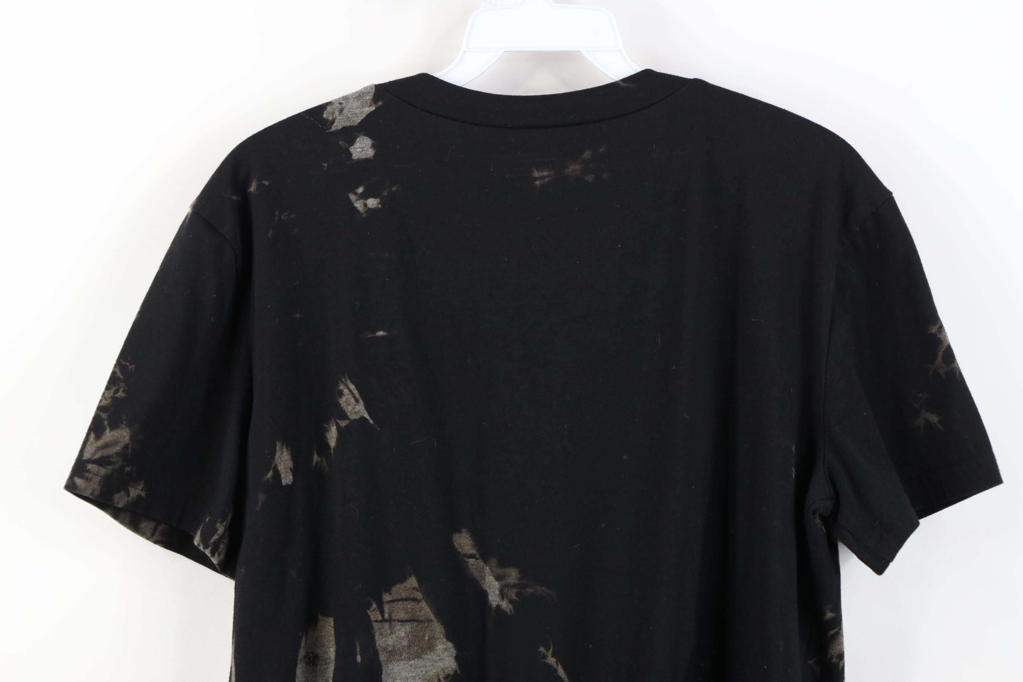 Vintage Retro Y2K Wash Guns N Roses Band Short Sleeve T-Shirt Black Size L / US 10 / IT 46 - 10 Thumbnail