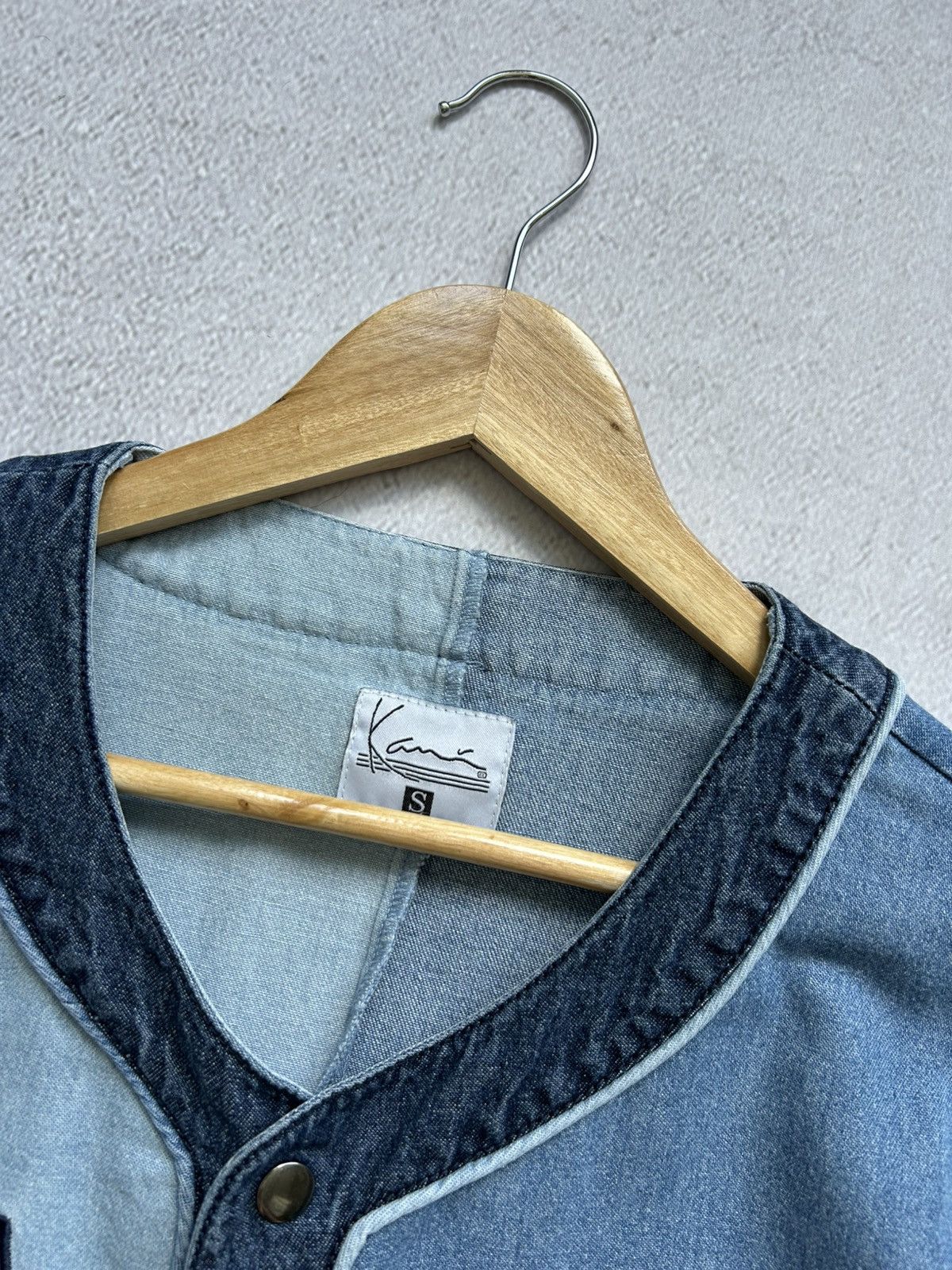 Karl Kani × Vintage Karl Kani Vintage Rap style denim jersey size S Size US S / EU 44-46 / 1 - 5 Thumbnail
