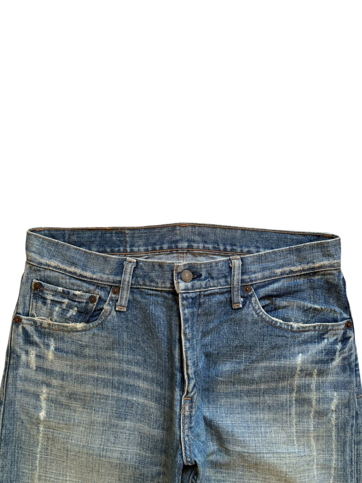 Levi's Vintage 90s Levis 534 Mud Wash Distressed Baggy Jeans Size US 34 / EU 50 - 4 Thumbnail