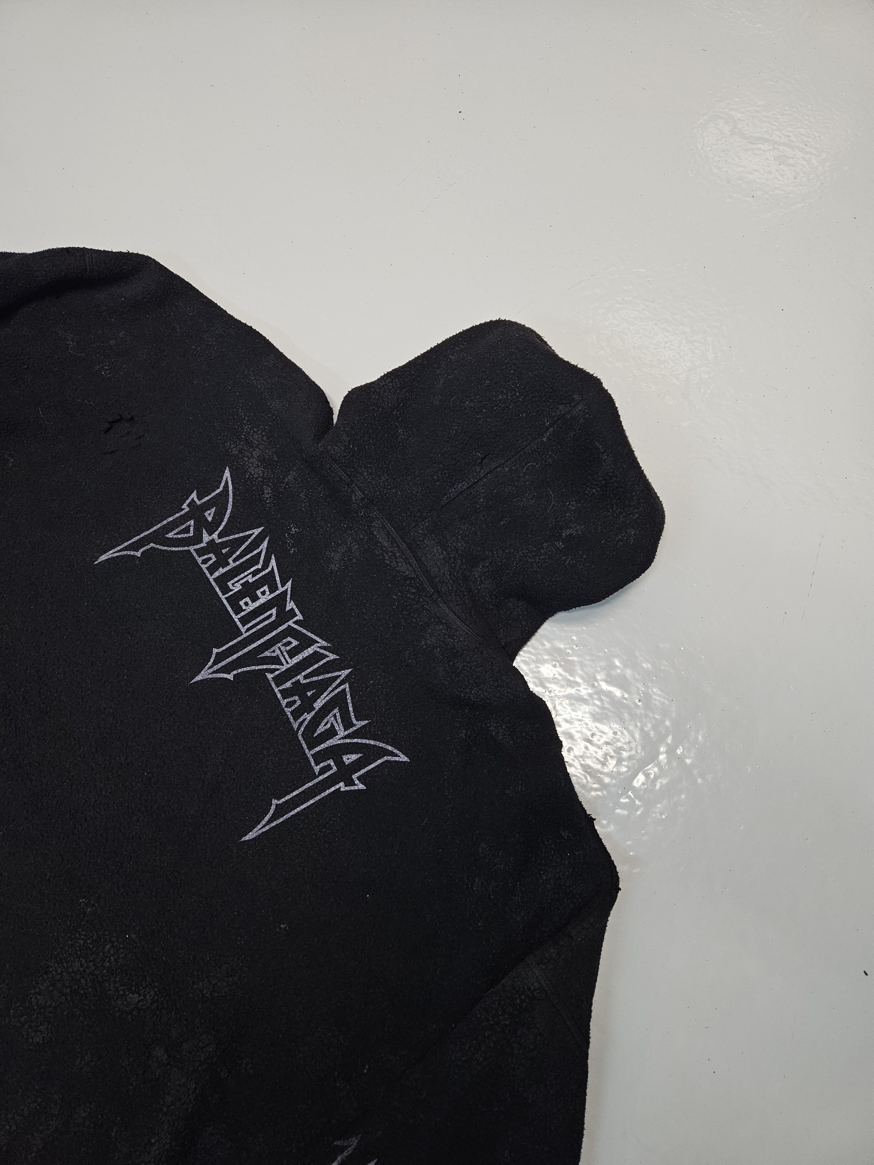Balenciaga Balenciaga distressed fleece paris moon hoodie Size US M / EU 48-50 / 2 - 10 Thumbnail