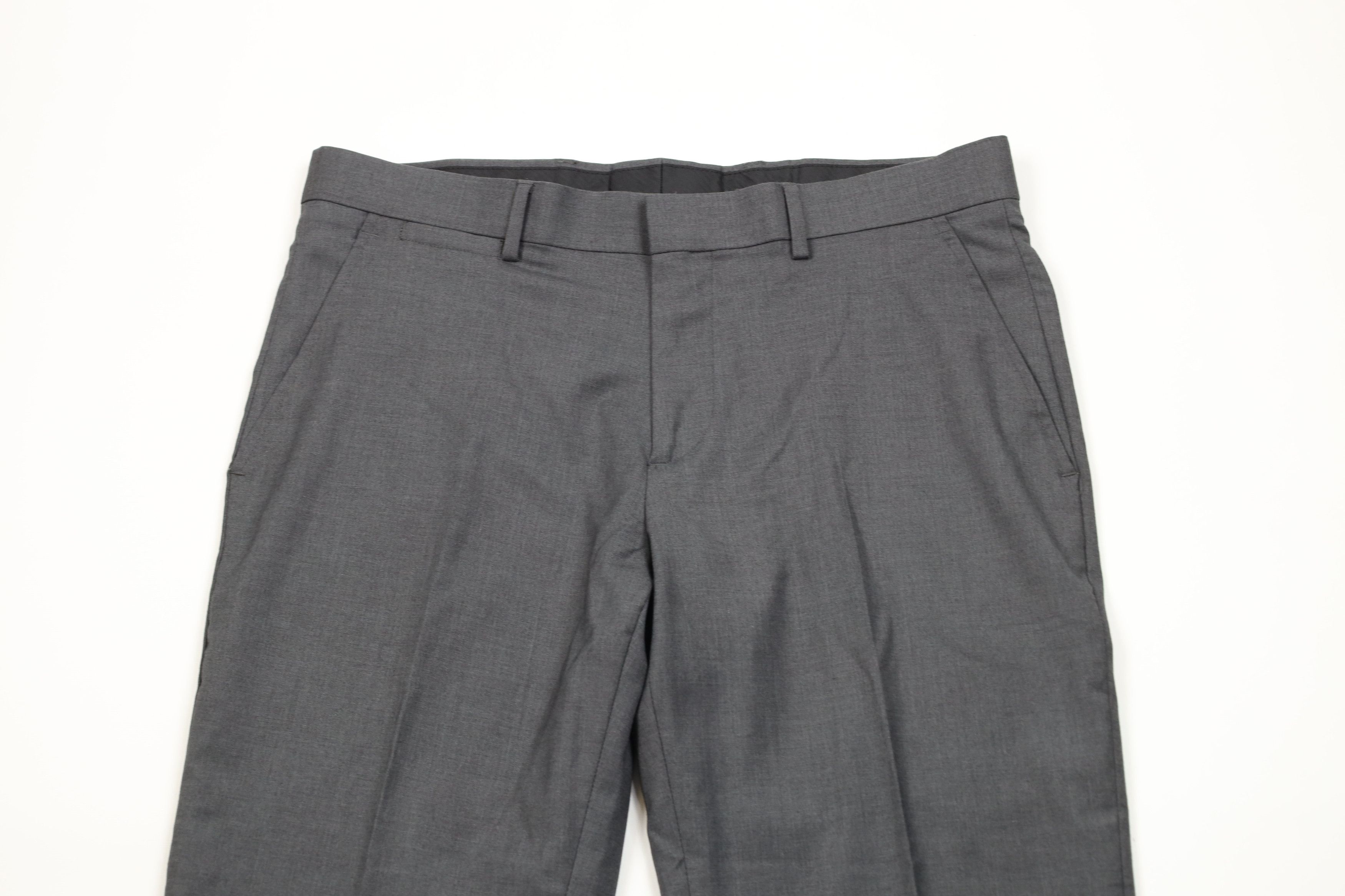 Vintage Streetwear Stretch Straight Leg Chino Pants Sharkskin Gray Size US 34 / EU 50 - 2 Thumbnail