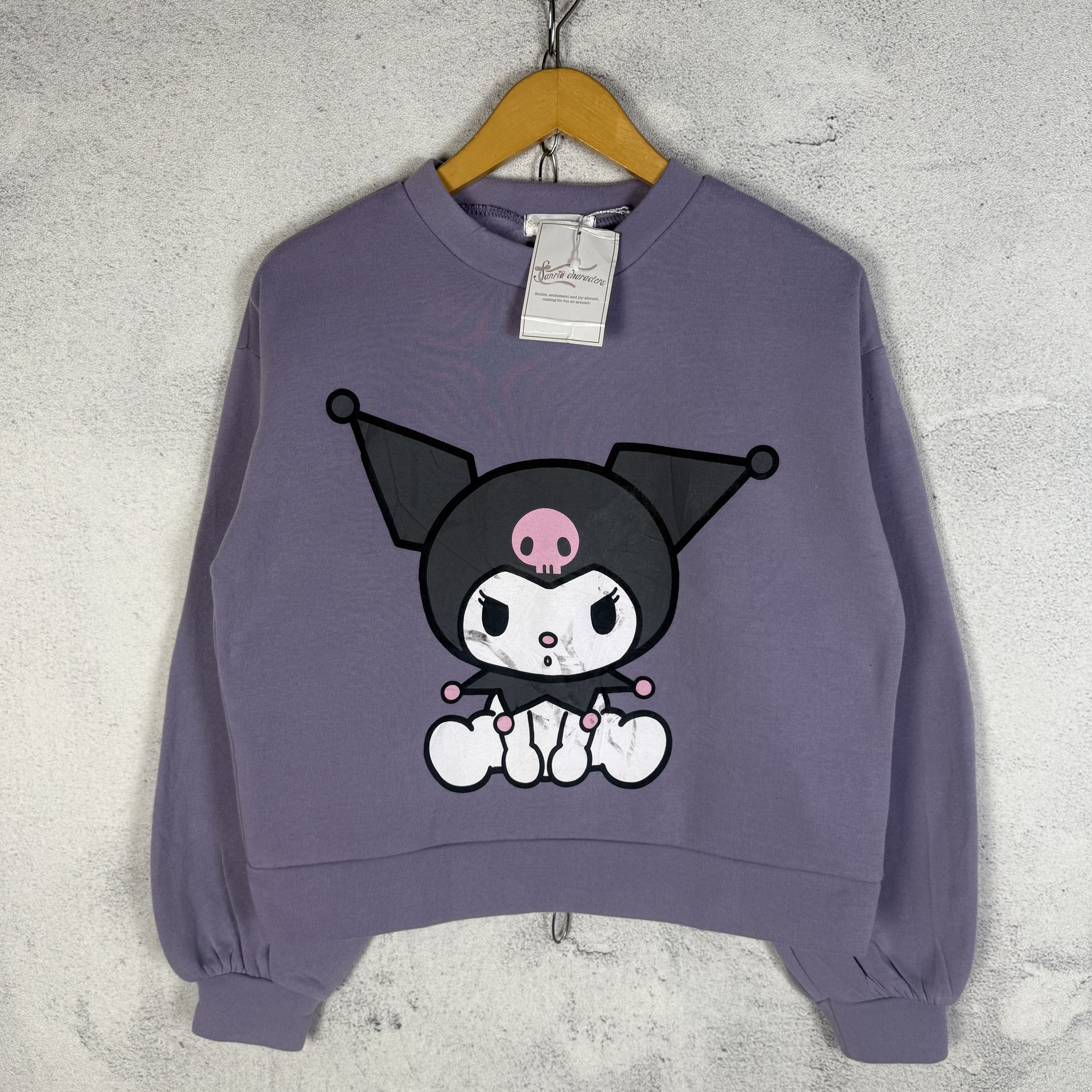 Anime Vintage Sanrio Kuromi Anime Japan Sweater Sweatshirt Size M / US 6-8 / IT 42-44 - 1 Thumbnail