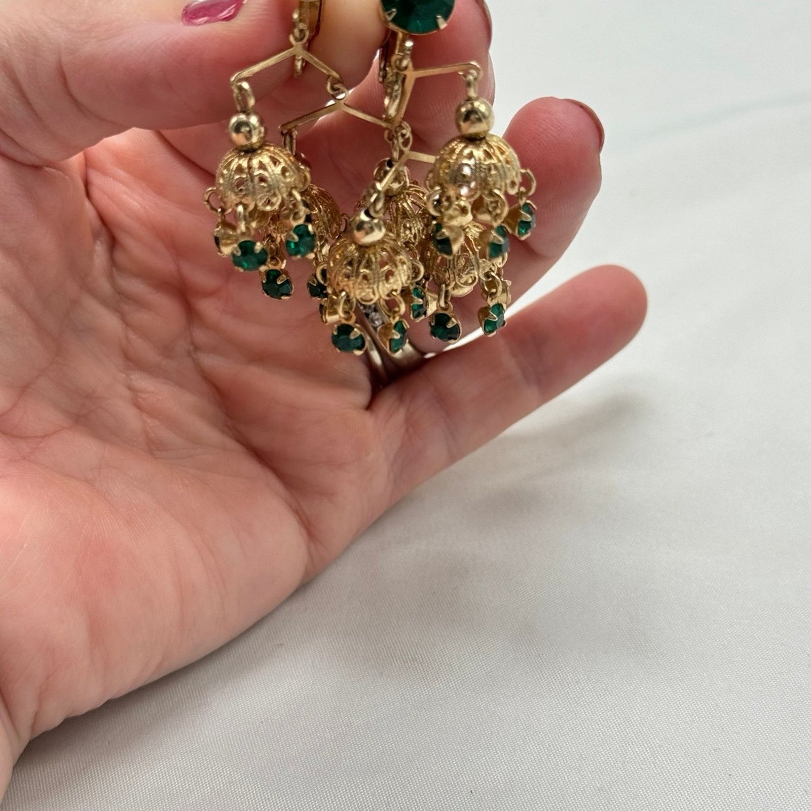 NBDN Nobrandedon Vintage crystal chandelier earrings Size ONE SIZE - 3 Thumbnail