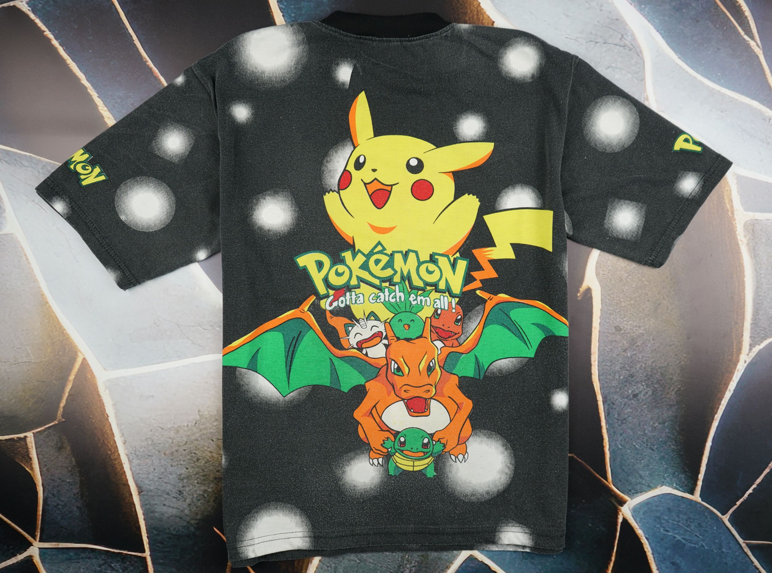 Anime × Cartoon Network × Vintage Vintage 90s Pokemon T-Shirt All Over Print Size US S / EU 44-46 / 1 - 5 Thumbnail