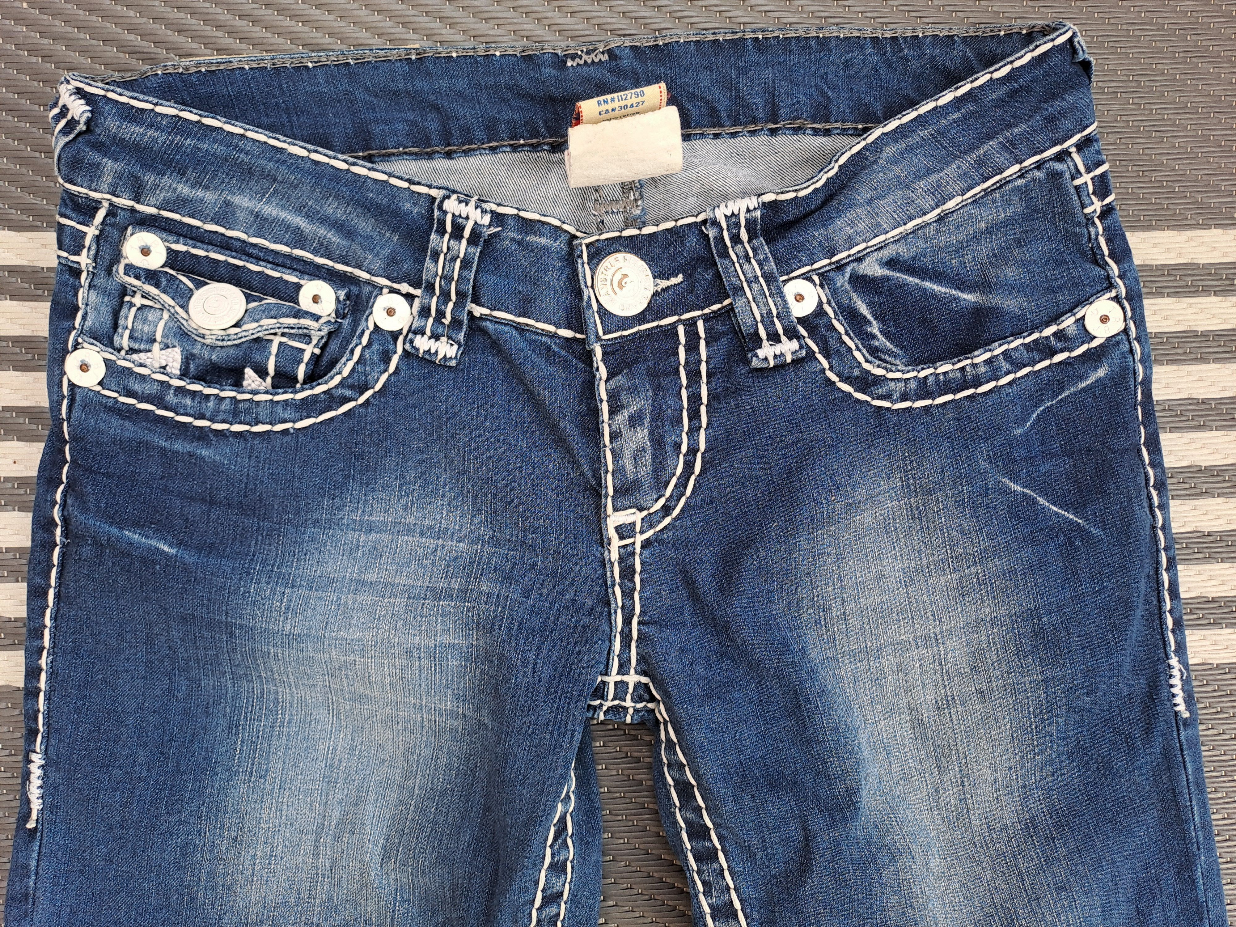 True Religion Vintage womens True Religion Logan Super T jeans 27'' size Size 27" / US 4 / IT 40 - 2 Thumbnail