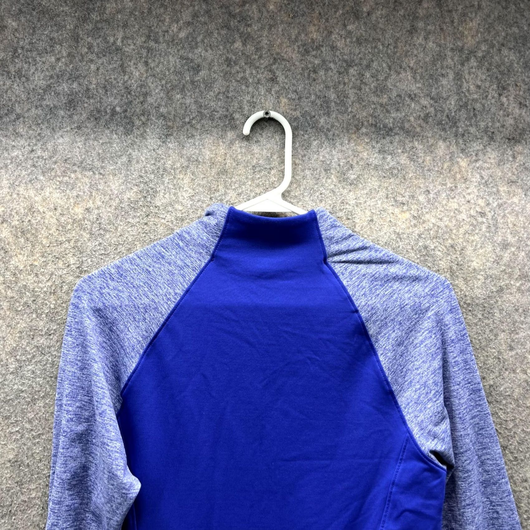 Under Armour VINTAGE Under Armour Sweatshirt Women Medium Blue Half Zip Knit Storm Pullover 1/2 Zip Regular Mens Womens Girls Size M / US 6-8 / IT 42-44 - 2 Thumbnail