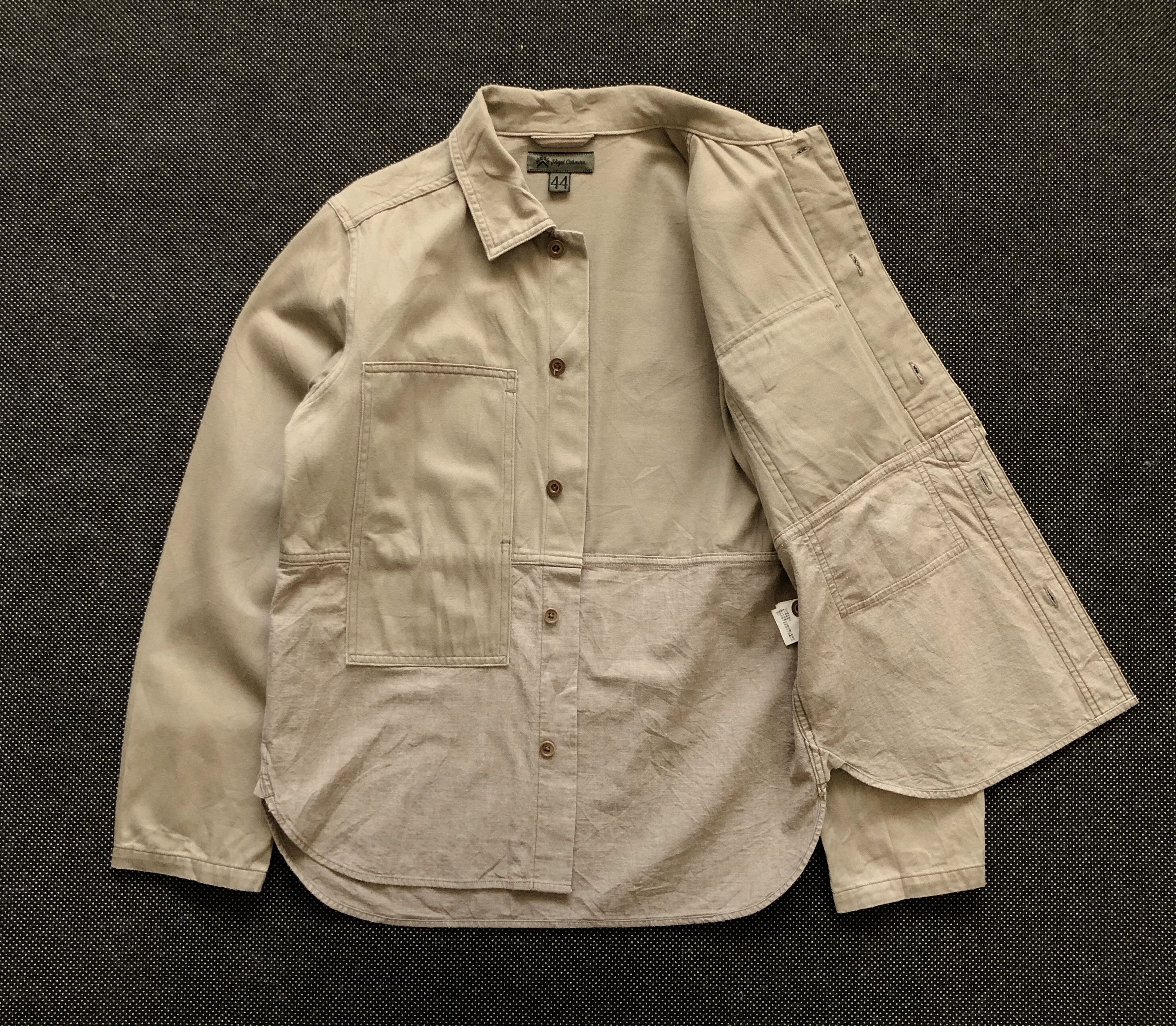 Nigel Cabourn RARE🔥SS20 UTILITY SHIRT JACKET DENIM KHAKI SIZE 44 Size US S / EU 44-46 / 1 - 3 Thumbnail