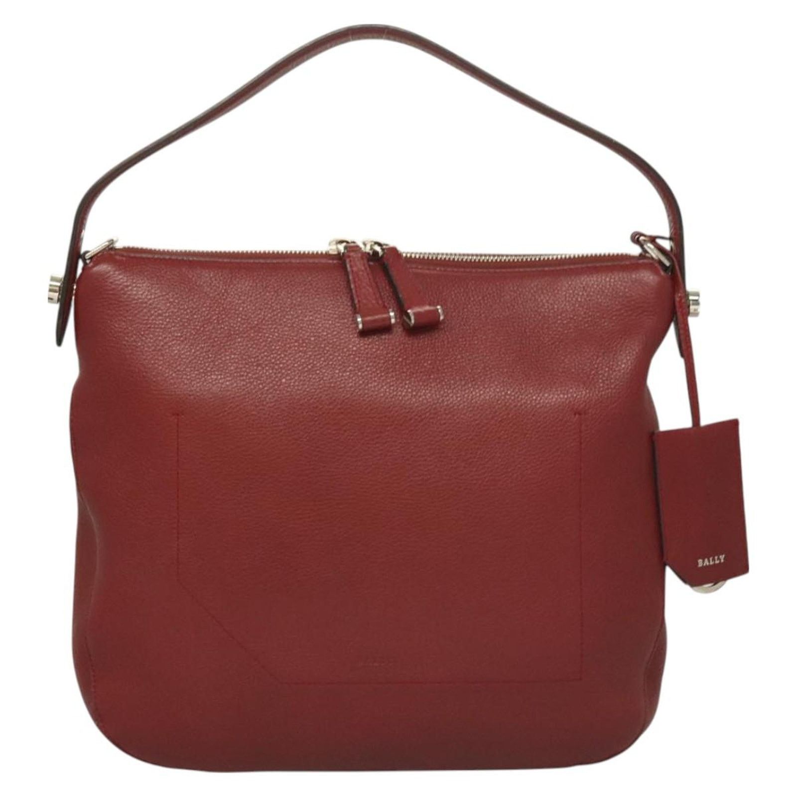 Bally Red Leather Handbag