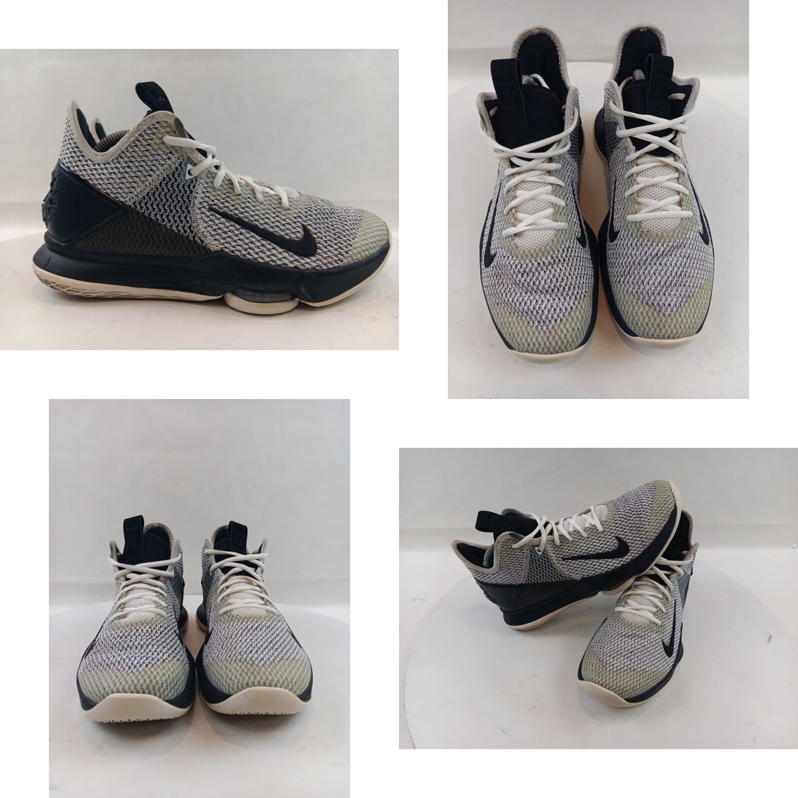Nike Nike LeBron Witness 4 Sneaker Men’s 9.5 Black White BV7427-101 Mens Shoes Size ONE SIZE - 8 Thumbnail