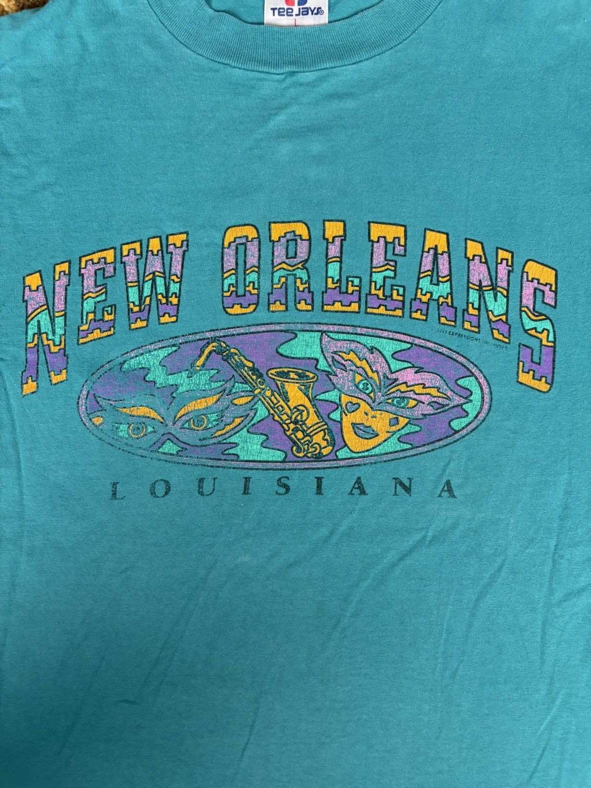 Vintage Vintage New Orleans Louisiana Tshirt Size US L / EU 52-54 / 3 - 7 Thumbnail