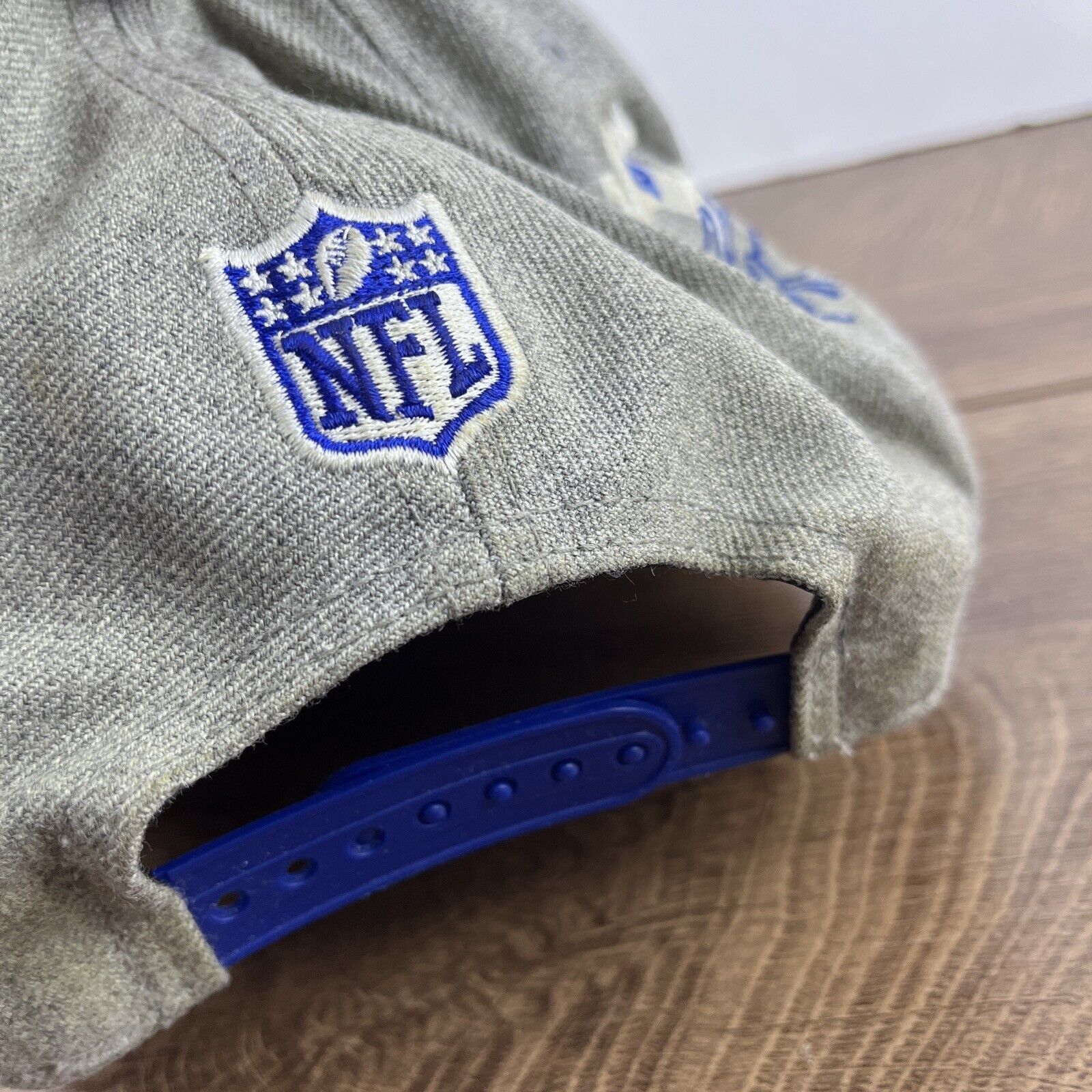 New Era Indianapolis Colts Hat New Era 9FIFTY Gray Snapback Hat Adju Size ONE SIZE - 14 Thumbnail