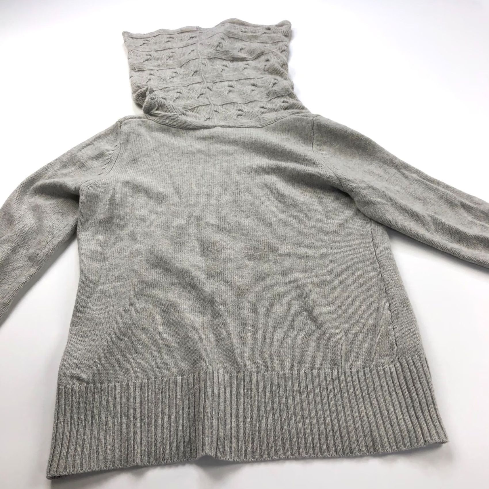 Banana Republic Banana Republic Pullover Sweater XL Merino Wool Cashmere Cowl Neck Gray Women Regular Size XL Size XL / US 12-14 / IT 48-50 - 6 Thumbnail