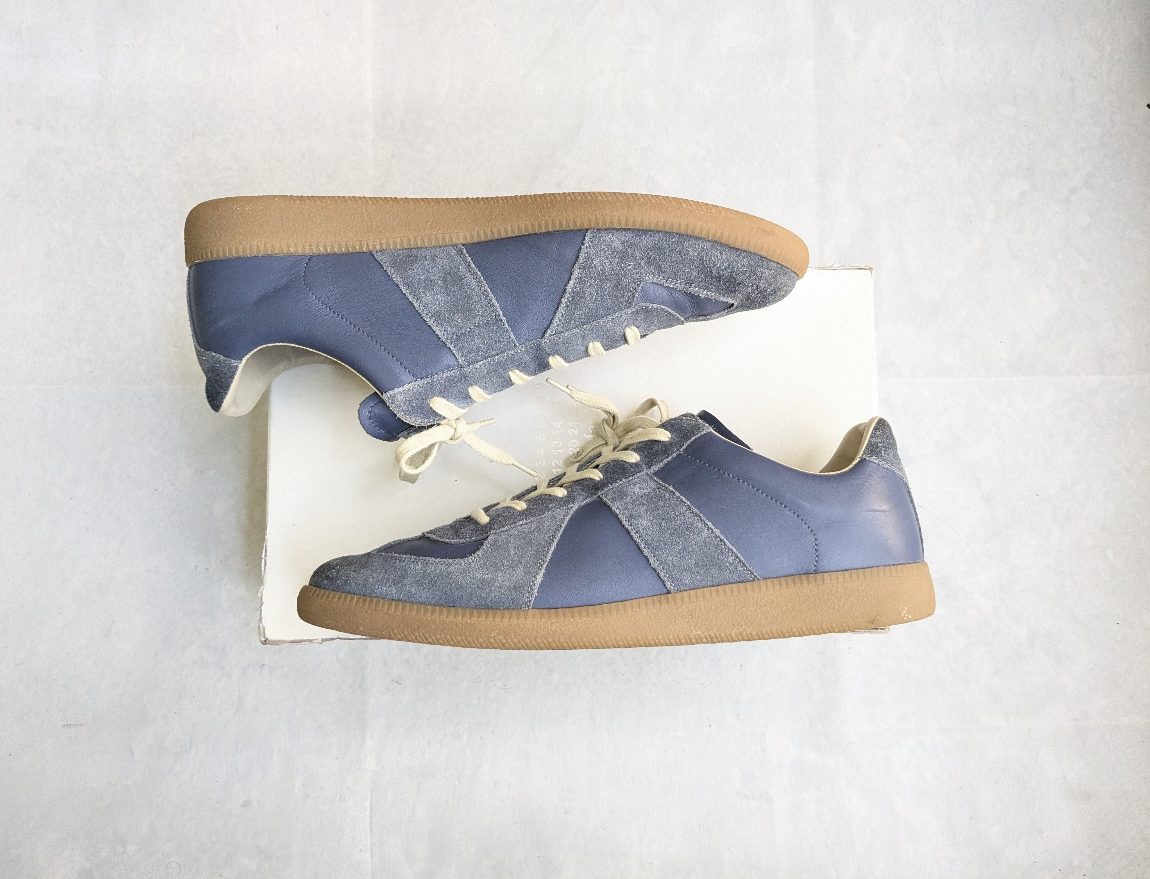 Maison Margiela Maison Margiela Replica GAT Blue 13 46 Low Tops Gum Size US 13 / EU 46 - 4 Thumbnail