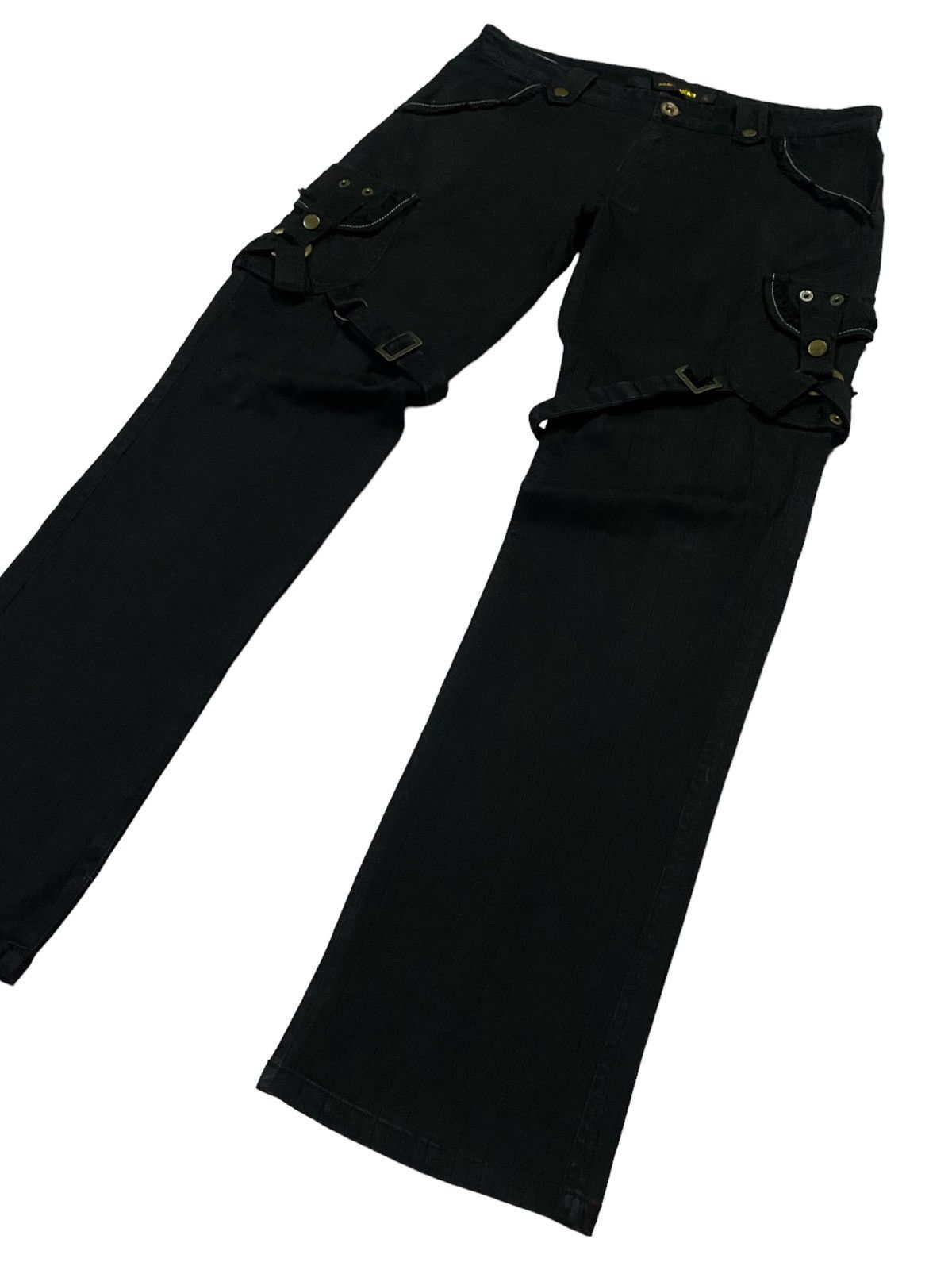 Japanese Brand Japanese brand “APESTIEN” Black Bondage Tactical Cargo Pants Size US 33 - 19 Thumbnail