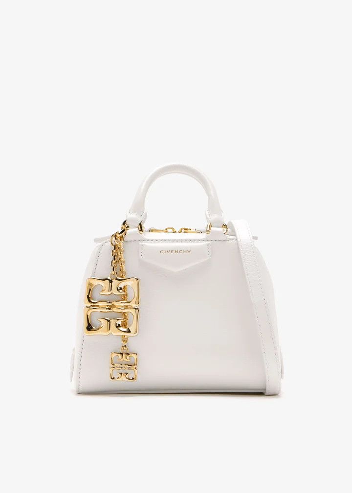 Givenchy os11x1225 Size: OS / Nano Antigona Cube Bag in Ivory Size ONE SIZE - 1 Thumbnail