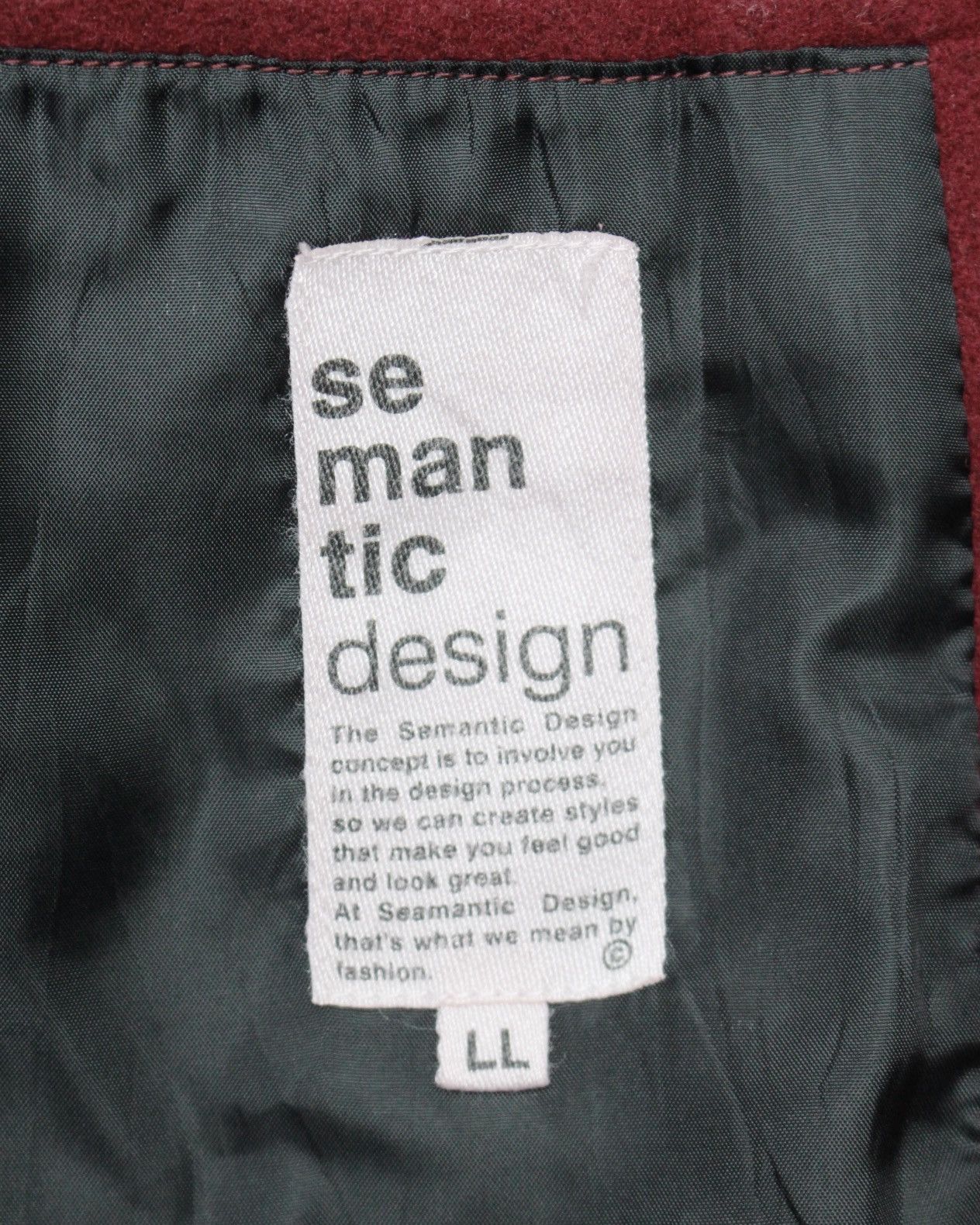 If Six Was Nine 2000S SEMANTIC DESIGN JAPAN DETACHABLE HOODED WOOL JACKET Size US L / EU 52-54 / 3 - 7 Thumbnail