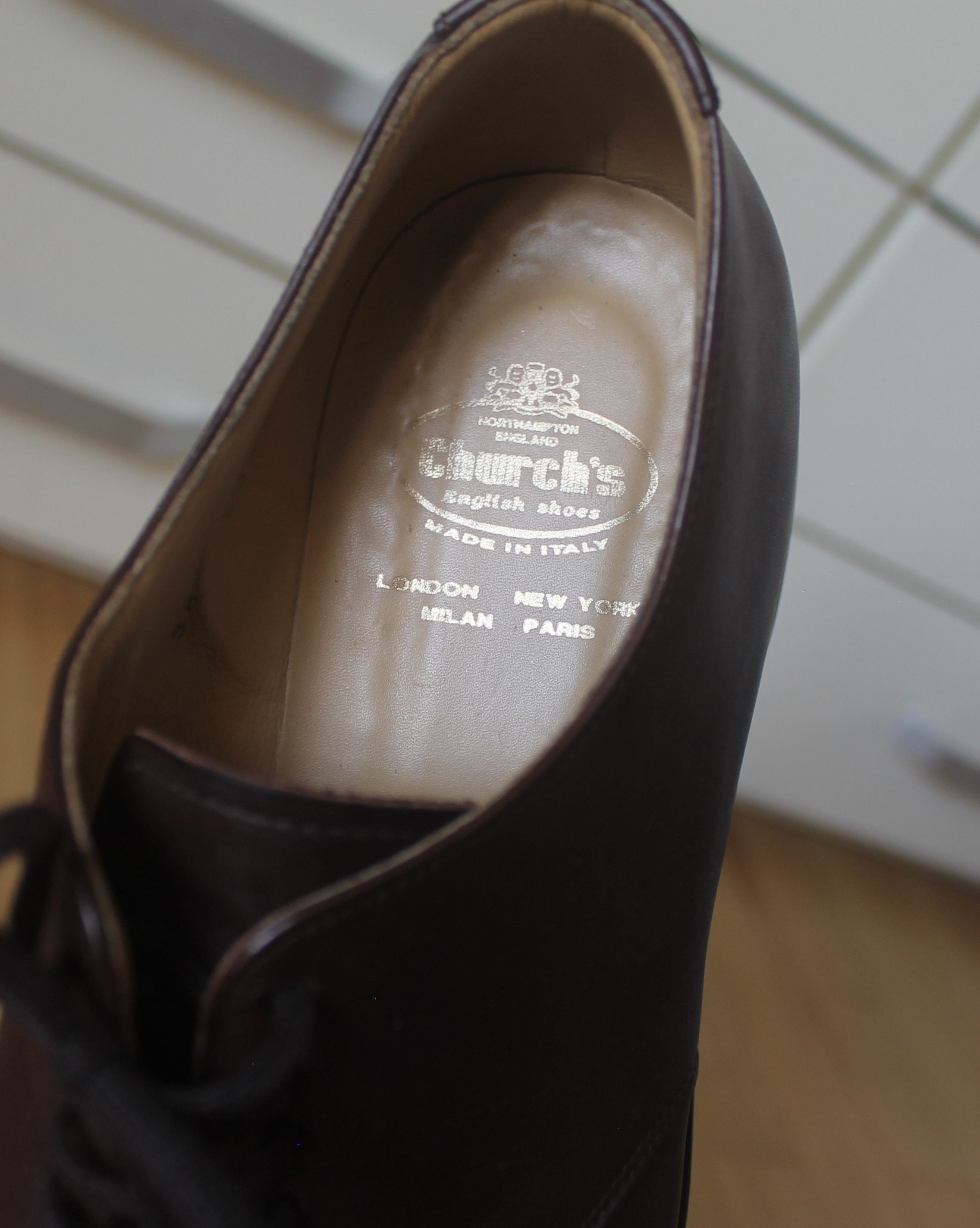 Church's Churchs Cleo Leather Derby Size US 8 / IT 38 - 14 Thumbnail