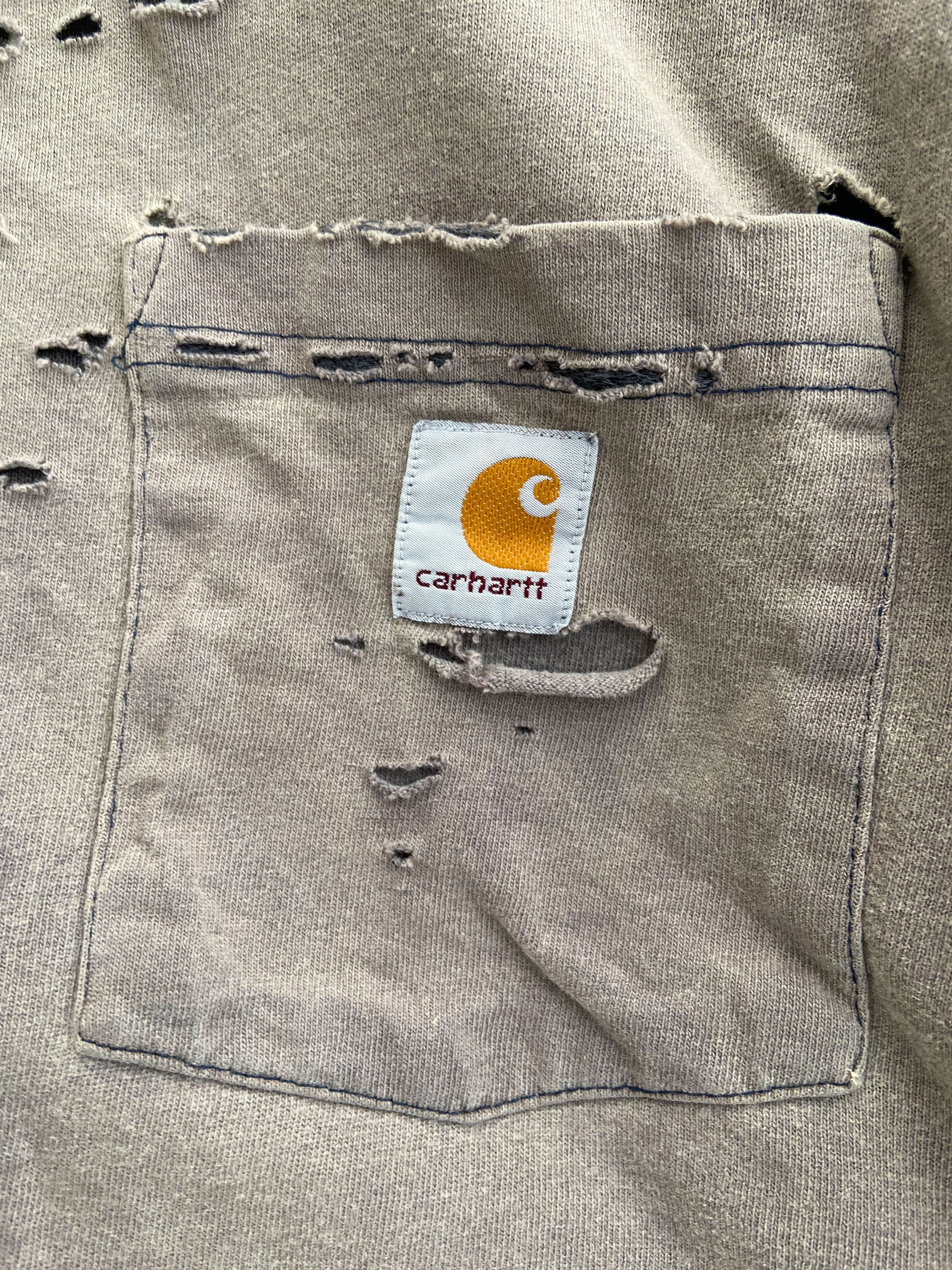 Carhartt (L) Carhartt T-Shirt Thrashed Distressed Pocket Size US L / EU 52-54 / 3 - 12 Thumbnail
