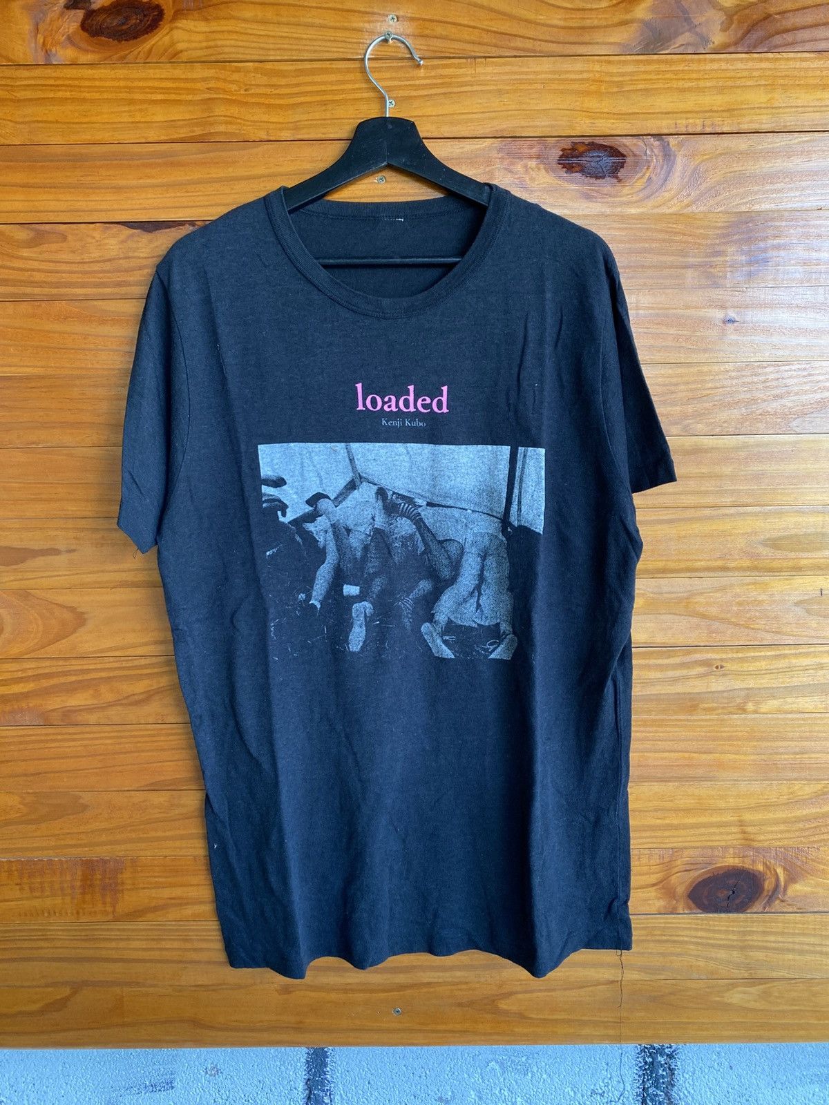 Vintage Kenji Kubo “Loaded” Graphic T-Shirt Japanese Art Photography Size US L / EU 52-54 / 3 - 3 Thumbnail