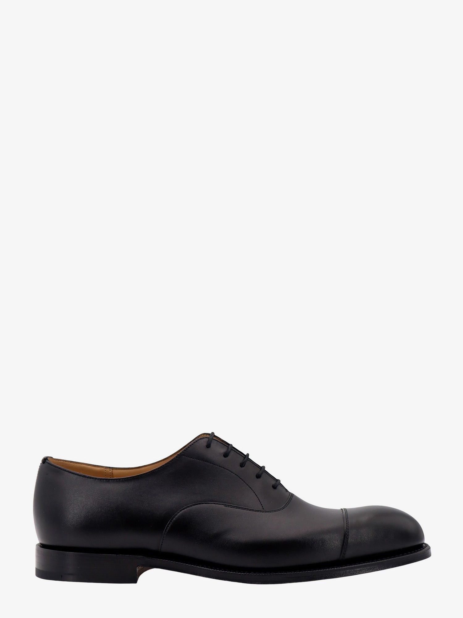 image of Churchs Consul Man Black Lace Up Shoes, Men's (Size 7)