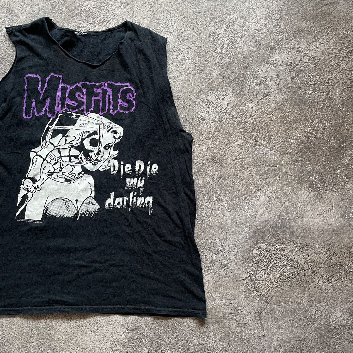 Band Tees Vintage Y2K Tee MISFITS Skeleton Face Blood DEAD M Size US M / EU 48-50 / 2 - 3 Thumbnail