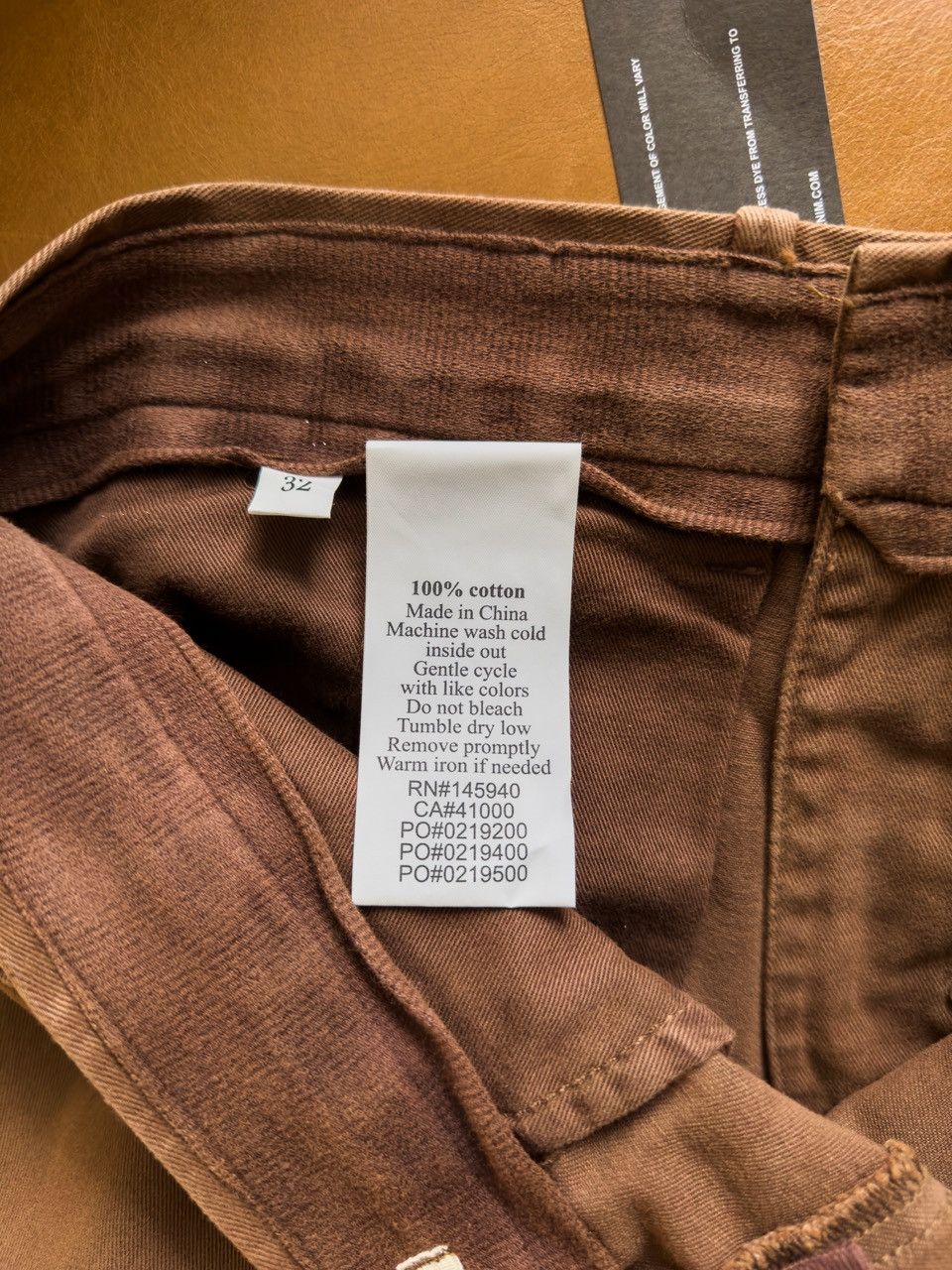 Life After Denim life/after/denim Brown Weekend Slim Fit Chino Pants - 32 Size US 32 / EU 48 - 3 Thumbnail