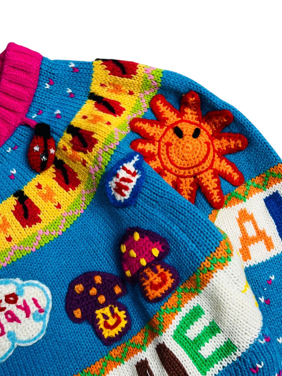 Angel Blue Archive Angel Blue - Chunky Knitted Mascots Sweater Size S / US 4 / IT 40 - 3 Thumbnail