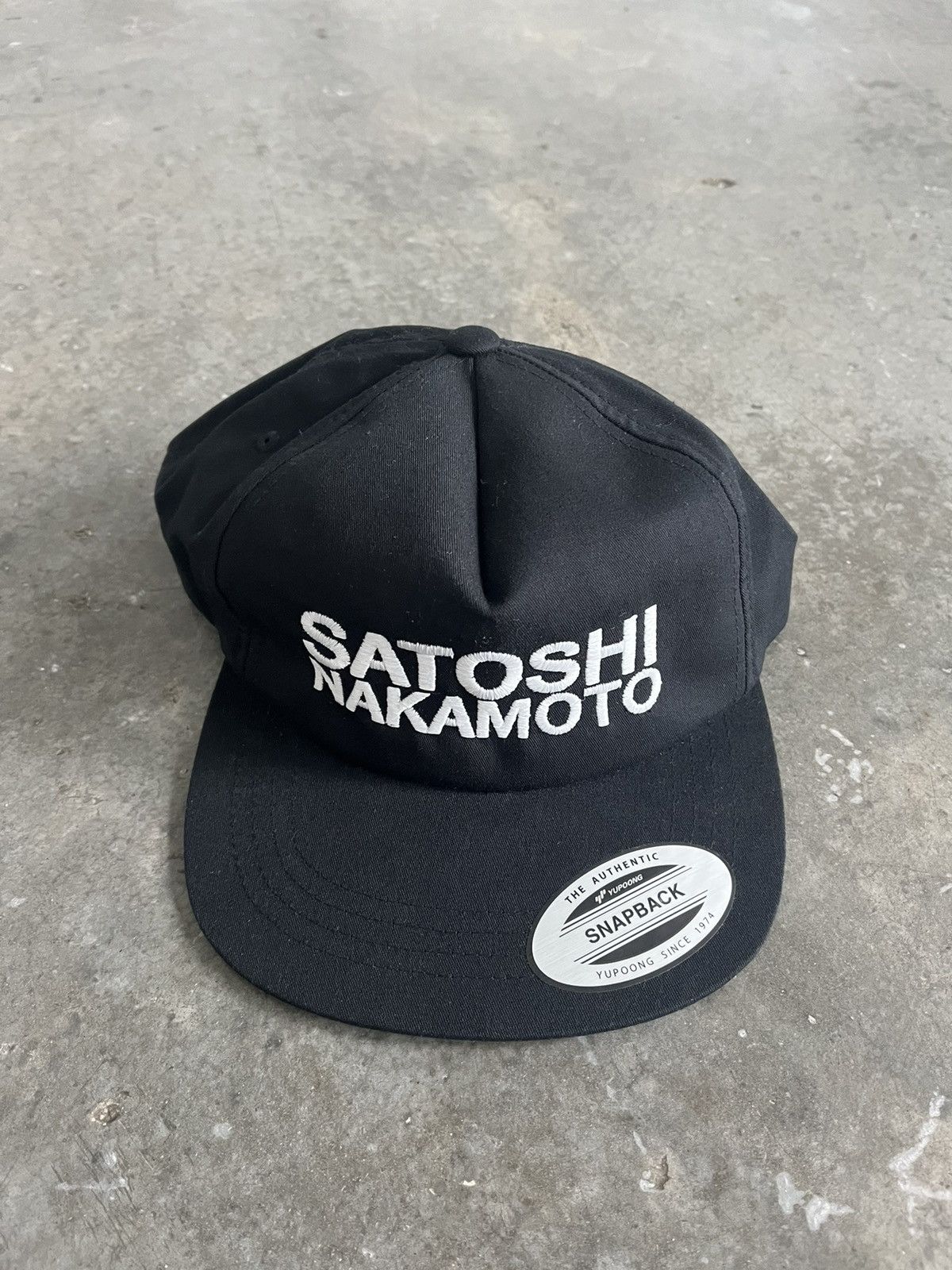 Satoshi Nakamoto SnapBack hat cap embroidered